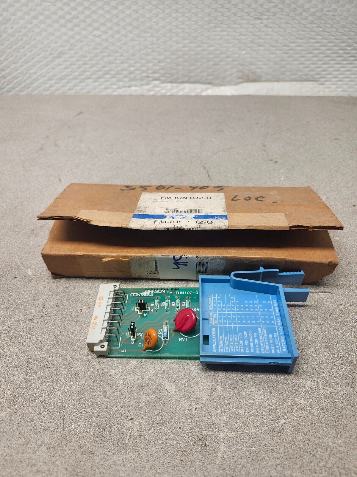 NEW IN BOX JOHNSON CONTROLS INPUT MODULE FM-IUN102-0