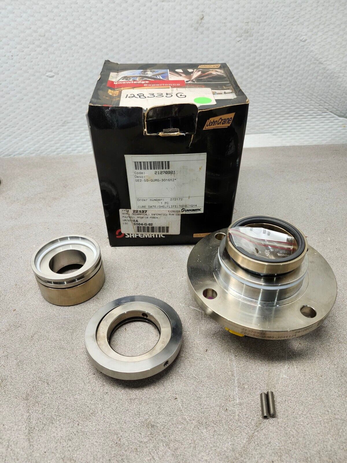 NEW WITH BOX Safematic 2.250" Mechanical Seal Type SE2 21270921