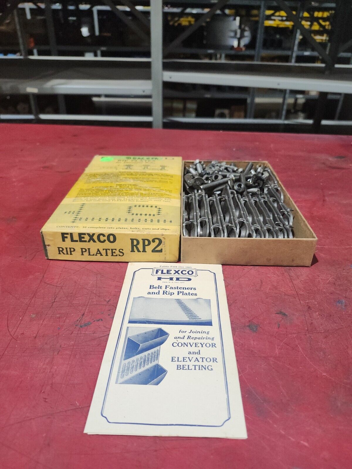 NEW IN BOX Flexco HD Steel Belt Fastener 3/8" To 13/16" RP2 HD