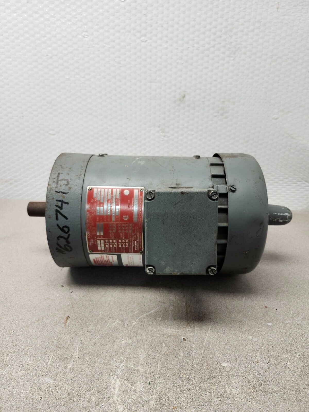 USED Copes Vulcan Electric Motor 1hp 575v-ac 1725rpm G140tc 606981M853