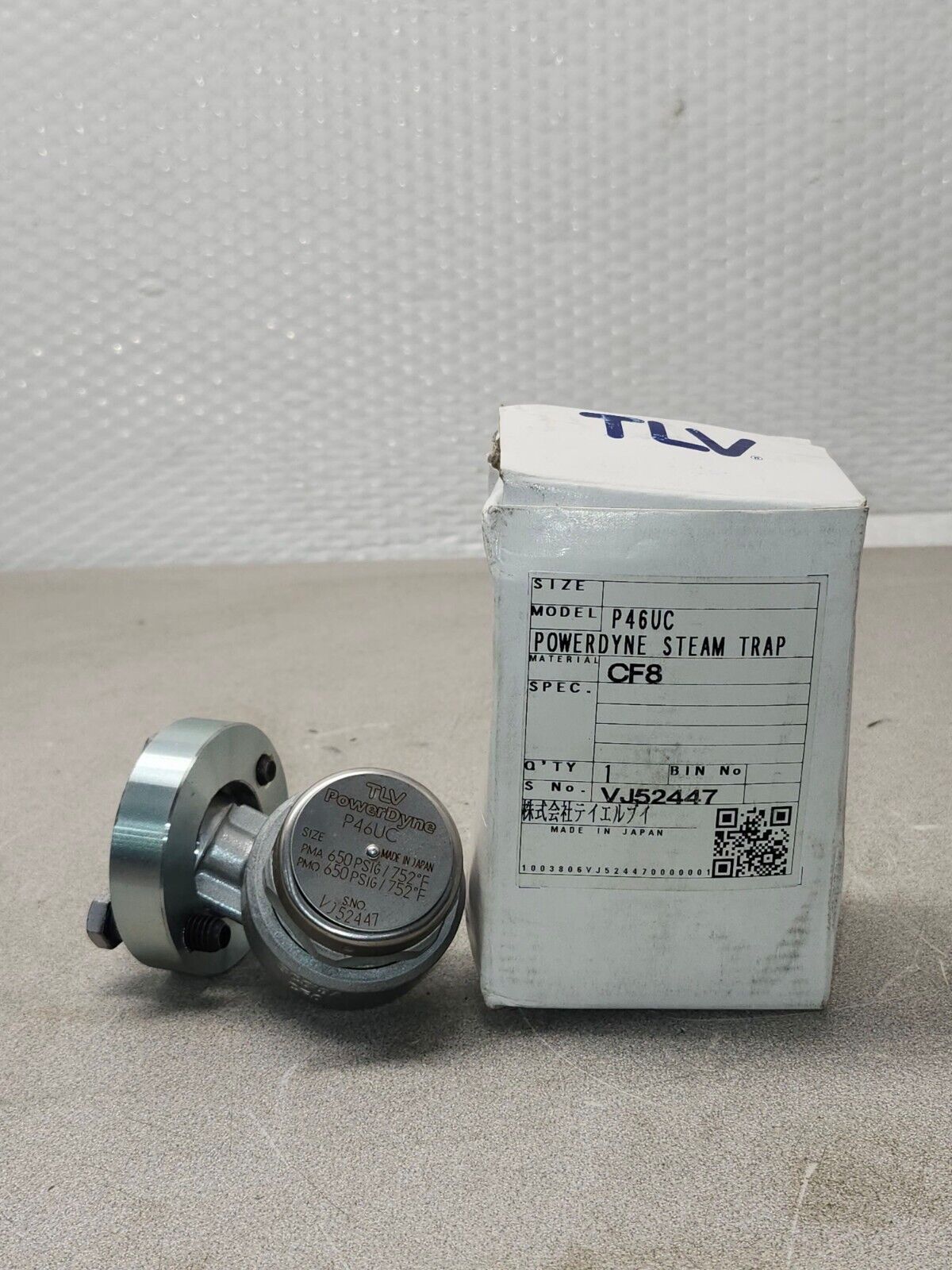 NEW IN BOX TLV POWERDYNE STEAM TRAP P46UC