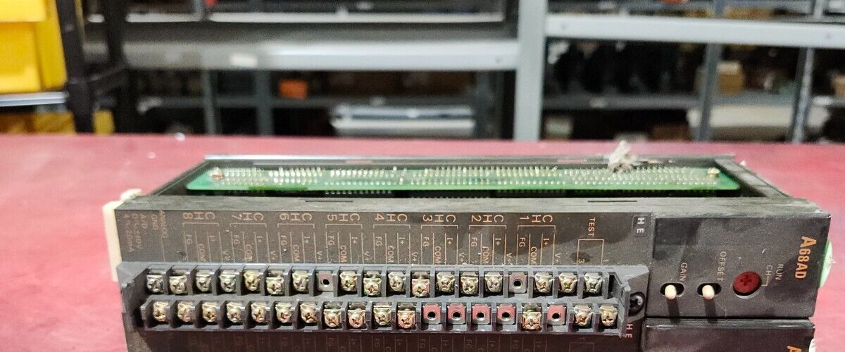 USED MITSUBISHI PROGRAMMABLE PLC MODULE A68AD