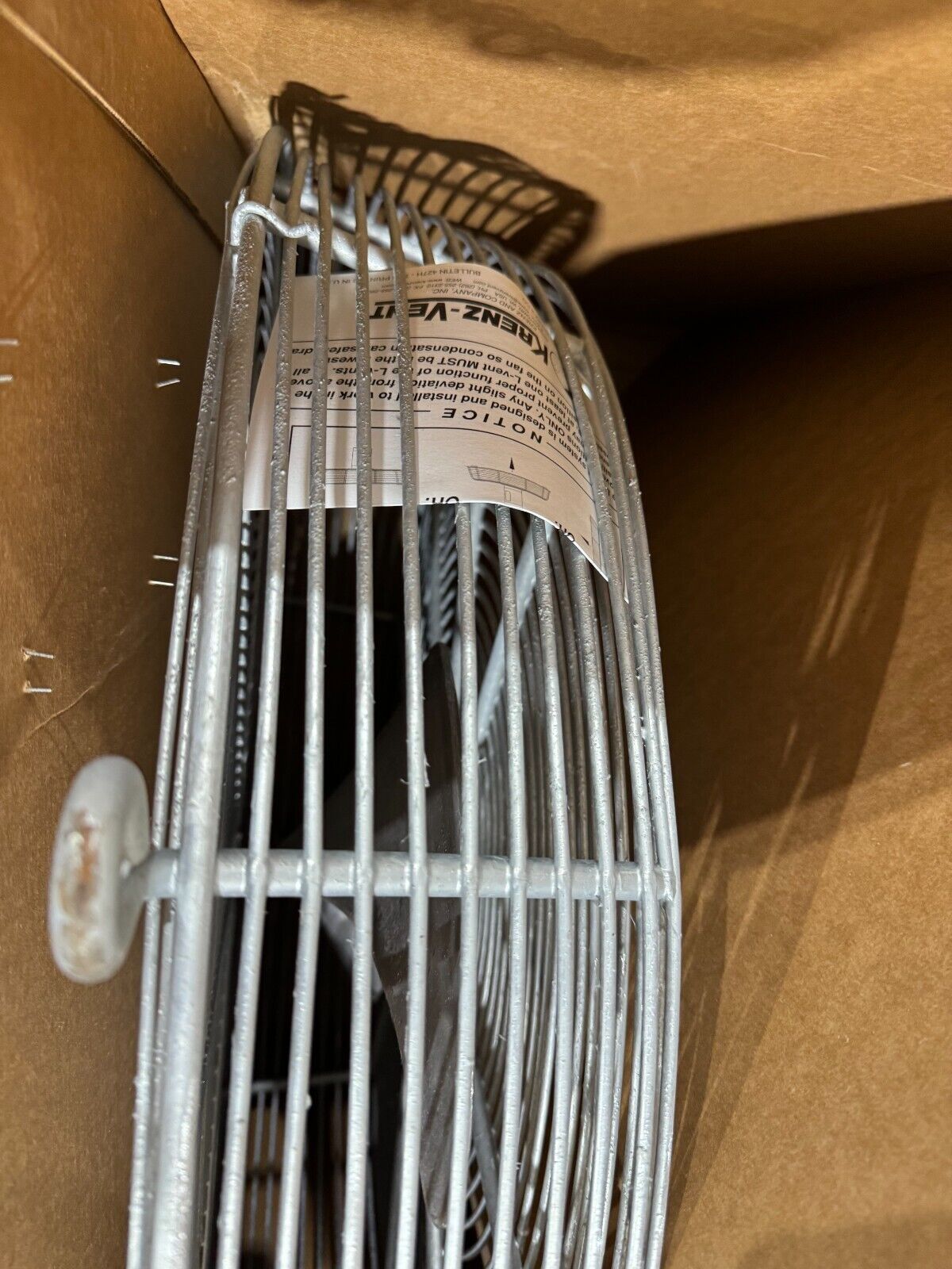 NEW KRENZ TRANSFORMER COOLING FAN F26-A8678 WITH 1/6HP 208-230V. MOTOR
