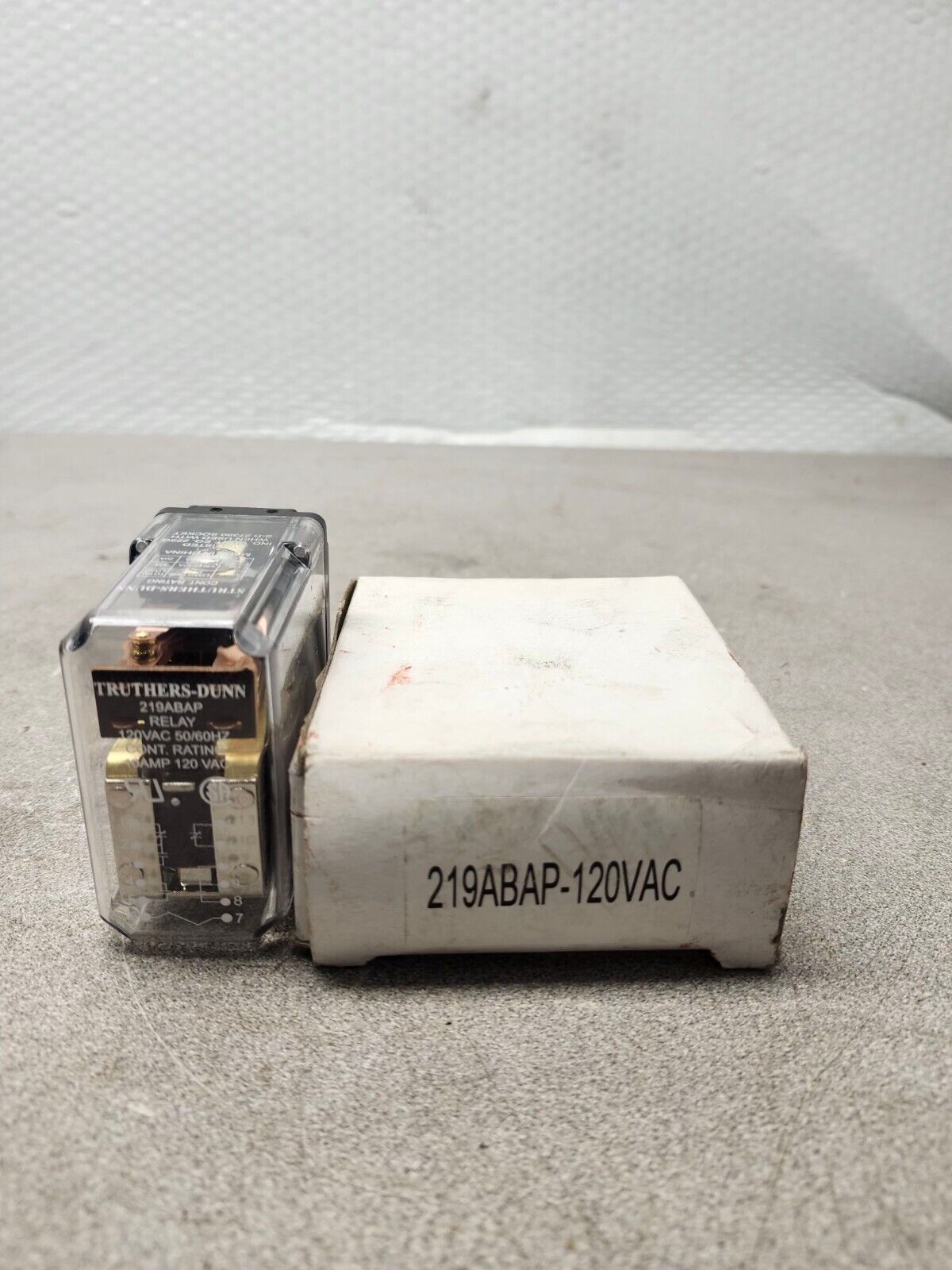 NEW IN BOX TRUTHERS DUNN RELAY 219ABAP 120VAC