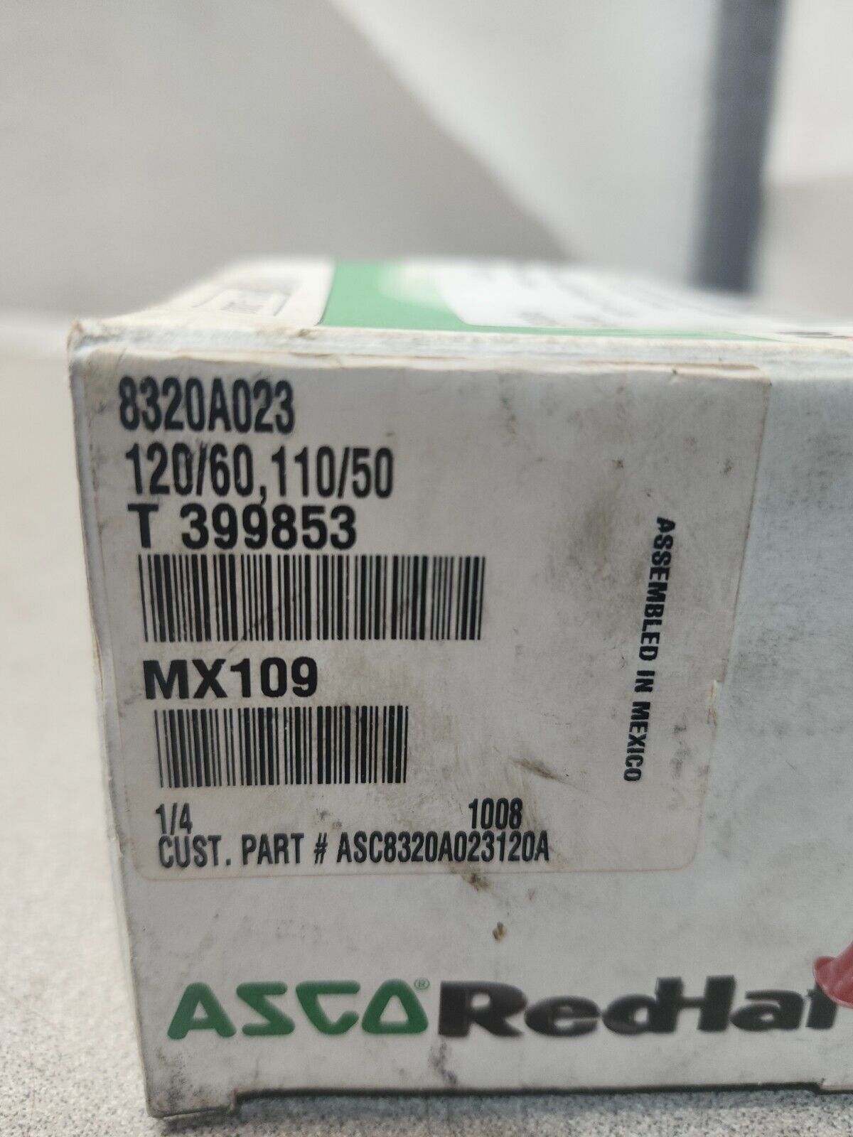 NEW IN BOX ASCO SOLENOID VALVE 1/4" 8320A023