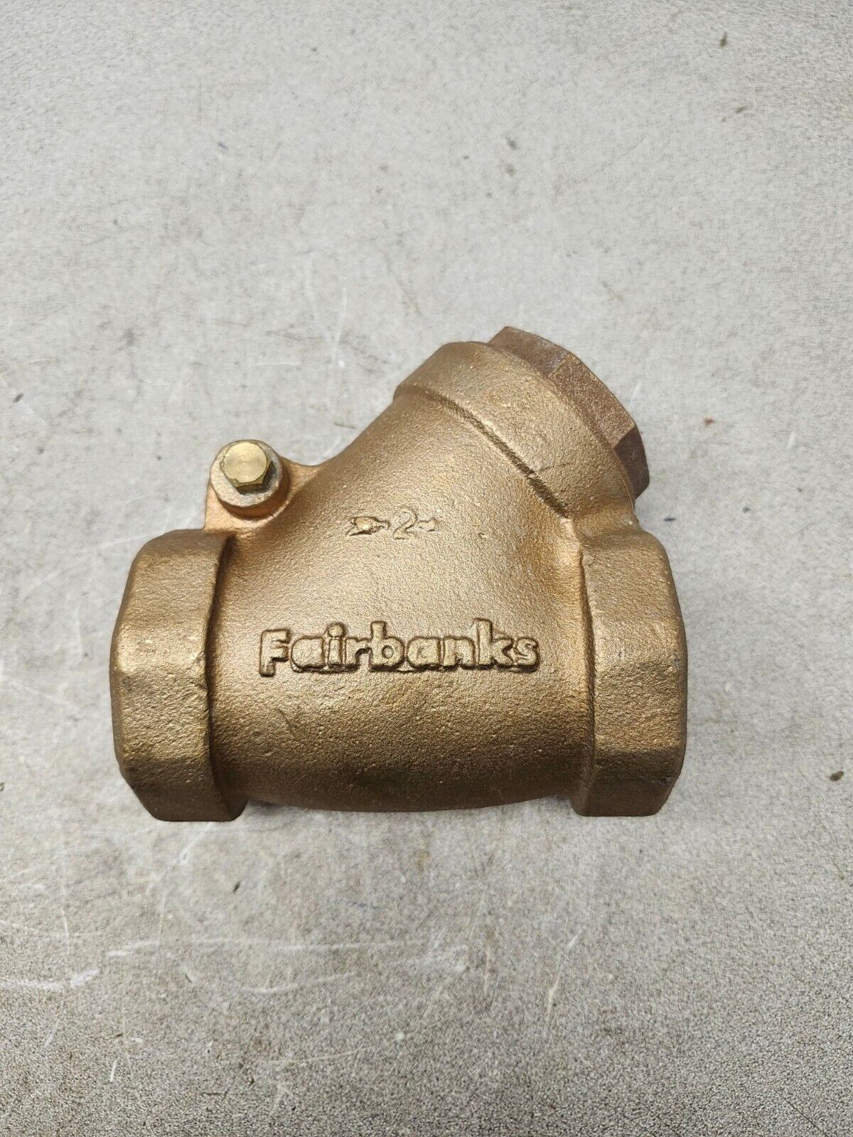 NEW FAIRBANKS 2" SWING CHECK VALVE 150-S 300-CWP