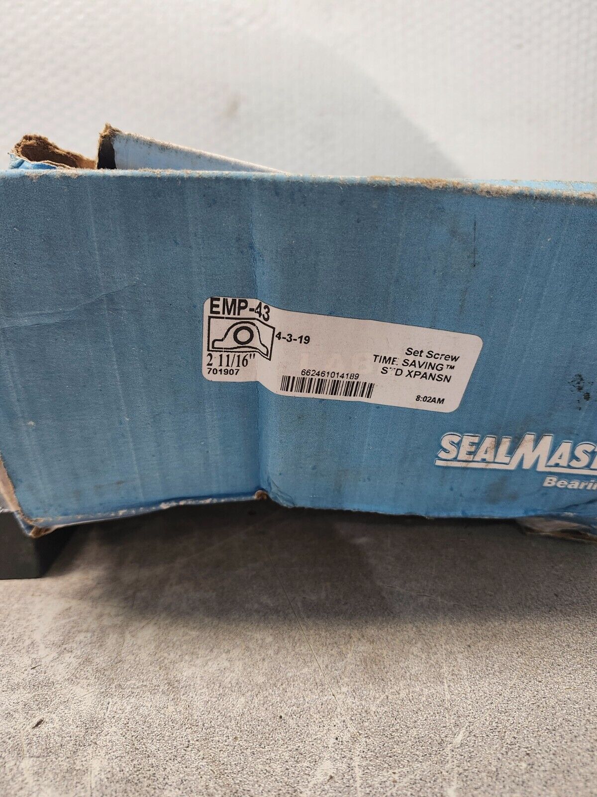 NEW IN BOX SEALMASTER PILLOW BLOCK BEARING 2-11/16 INCH BORE EMP-43