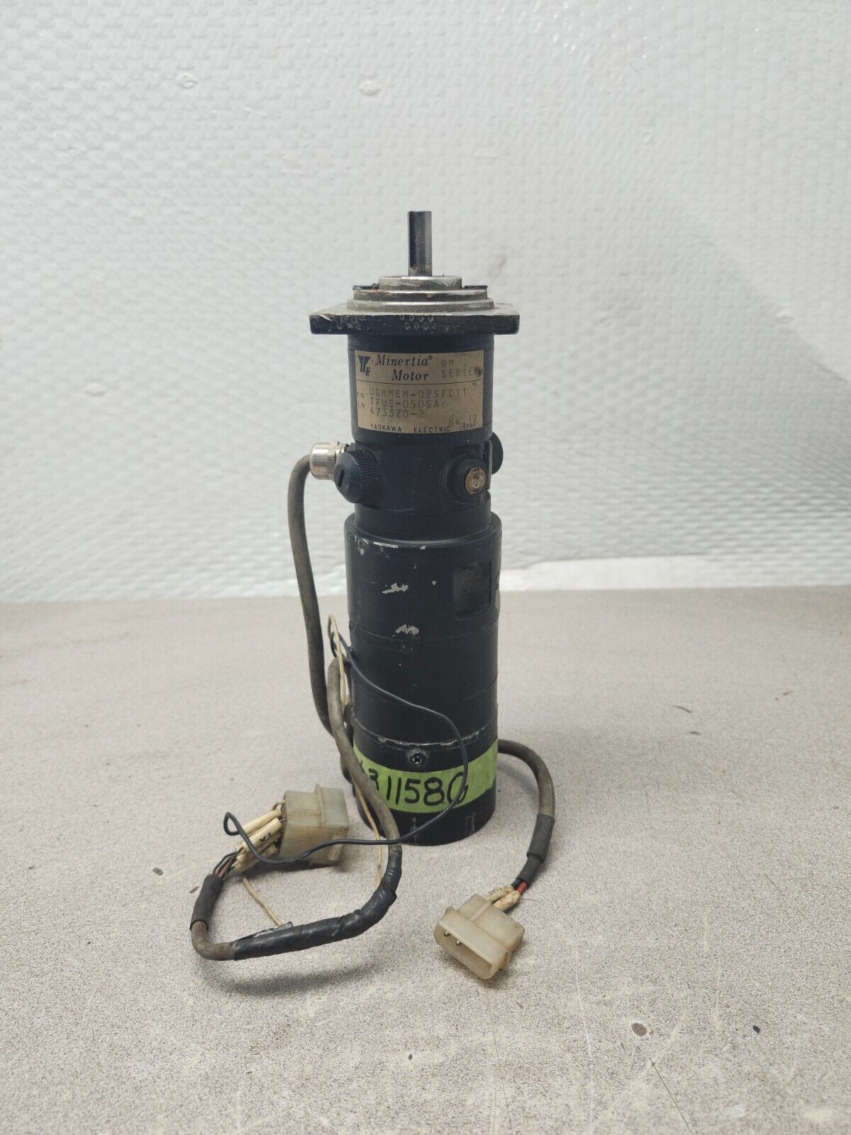 USED YASKAWA MINERTIA MOTOR UGRMEM-02SFC11TFUE-050SA