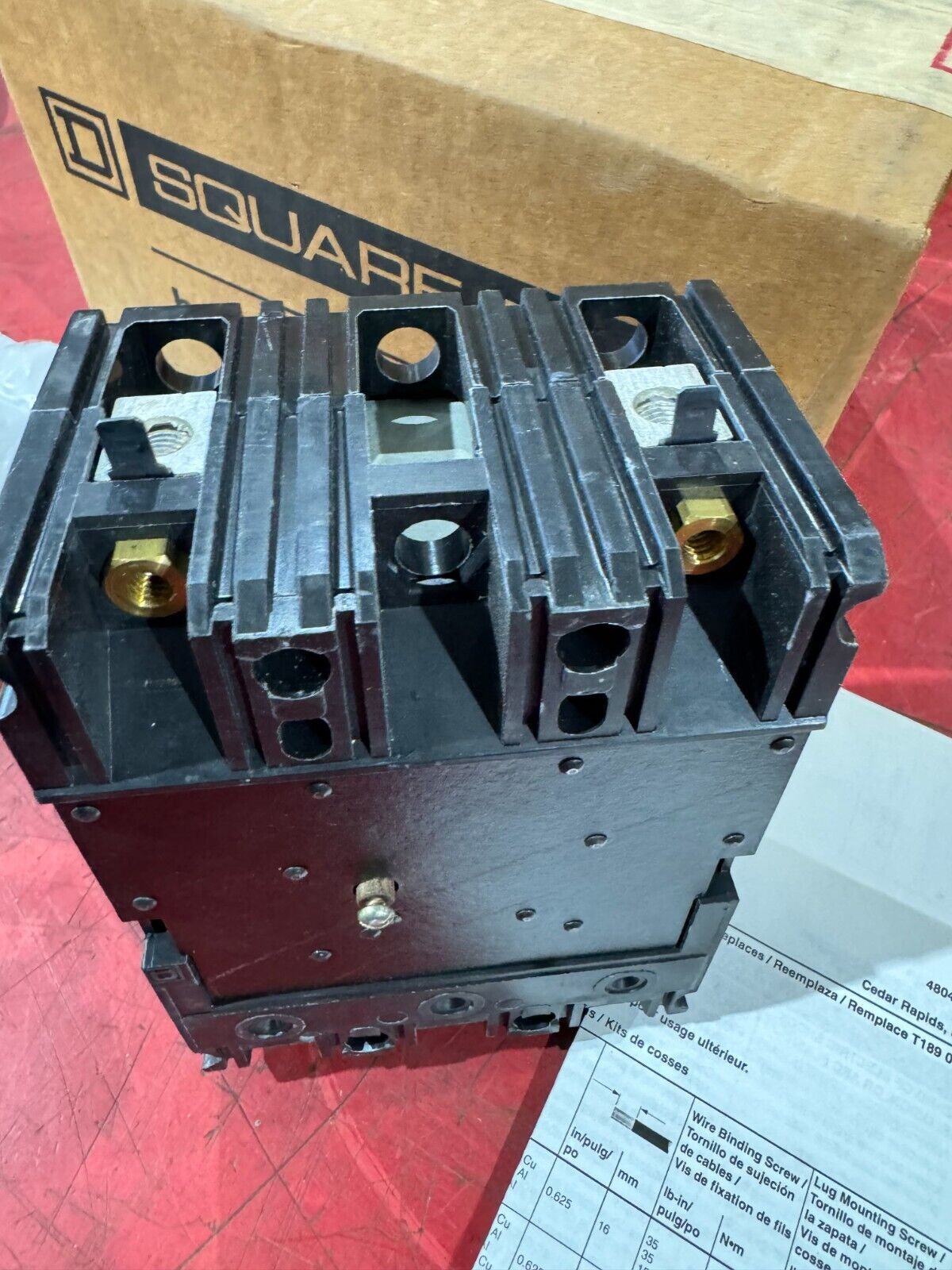 NEW IN BOX SQUARE D CIRCUIT BREAKER 50AMP 2 POLE FAL22050WB8041