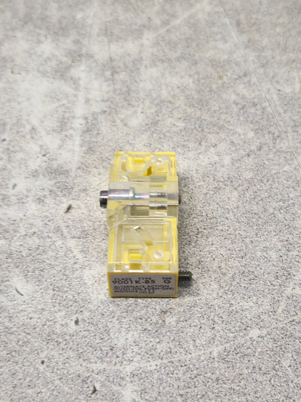 NEW IN BOX SQUARE D PUSH-ON PUSH-OFF MODULE ClASS 9001 TYPE K-85 51354