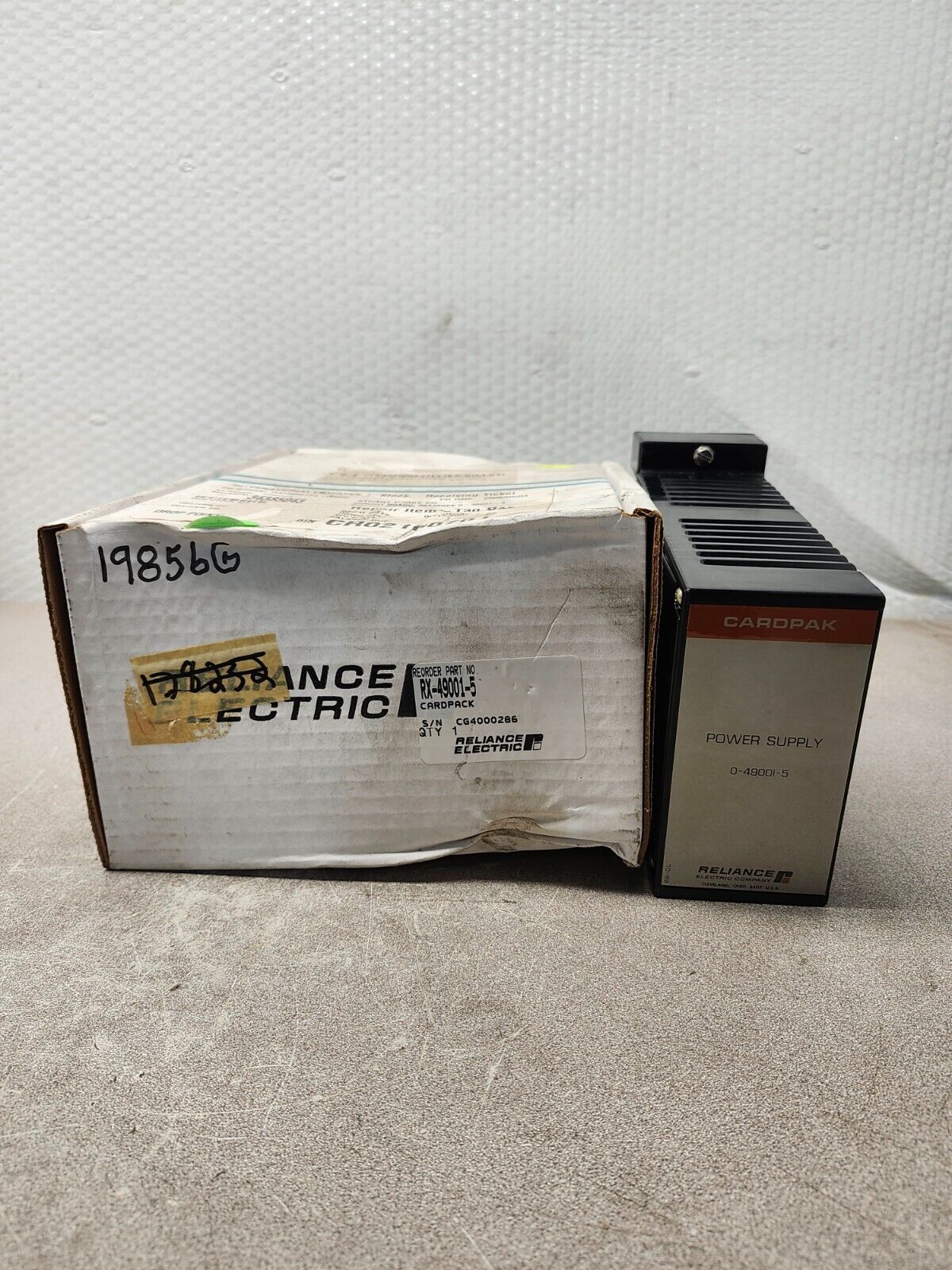 NEW IN BOX RELIANCE  Cardpak Power Supply 0-49001-5