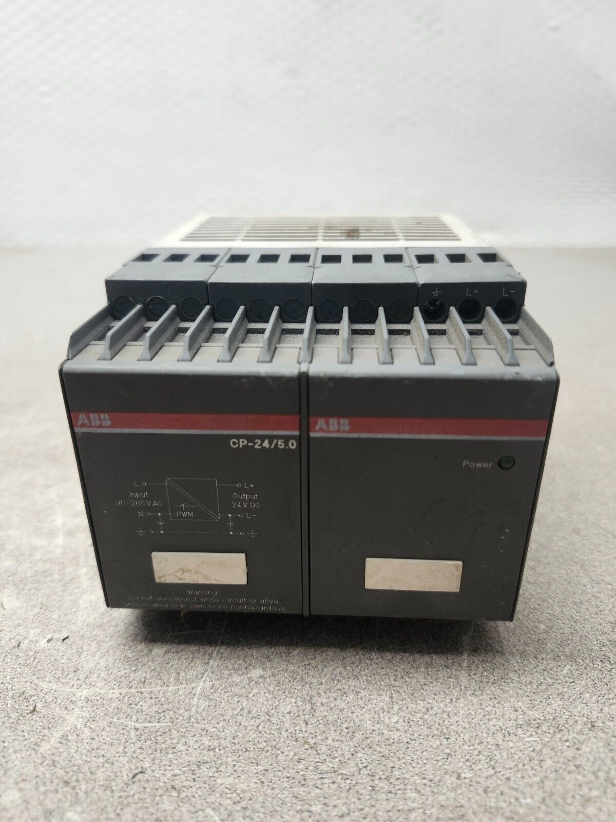 USED ABB SWITCHING POWER SUPPLY CP-24/5.0