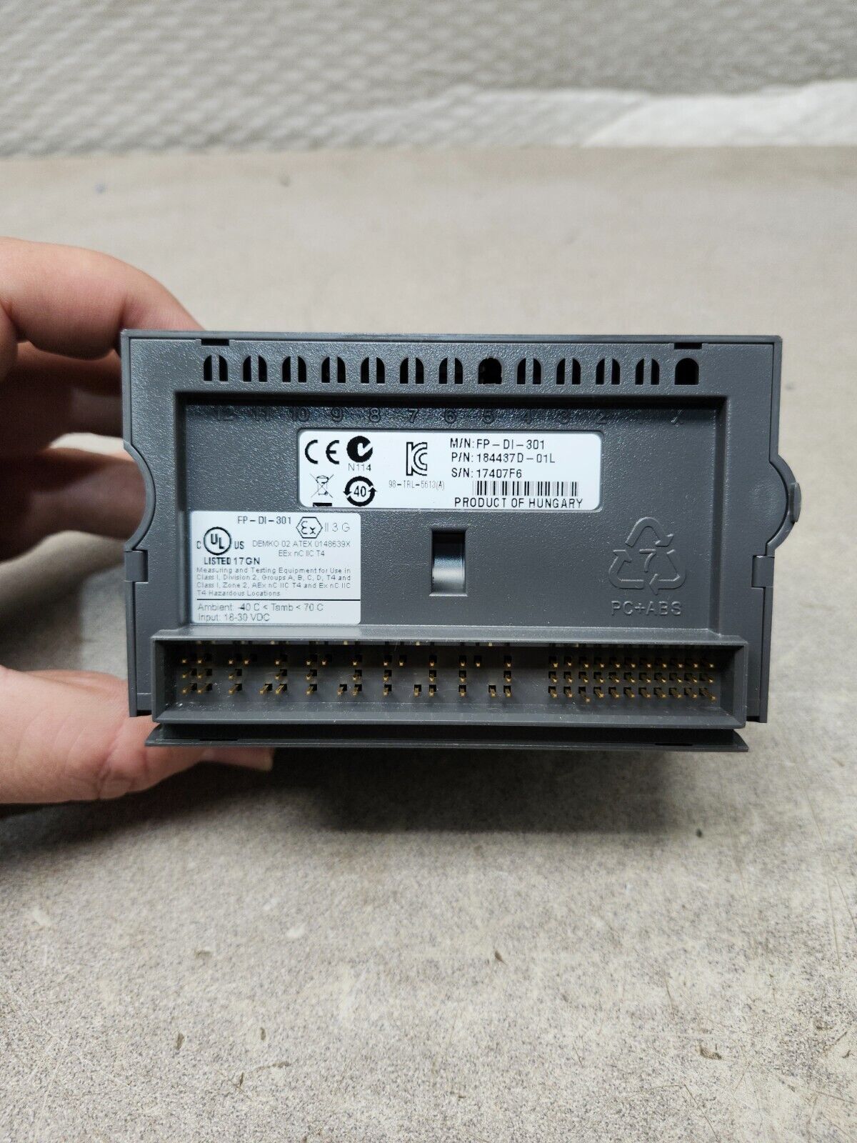 NEW IN BOX NATIONAL INSTRUMENTS INPUT MODULE DIGITAL 16 CHANNEL FP-D1-301