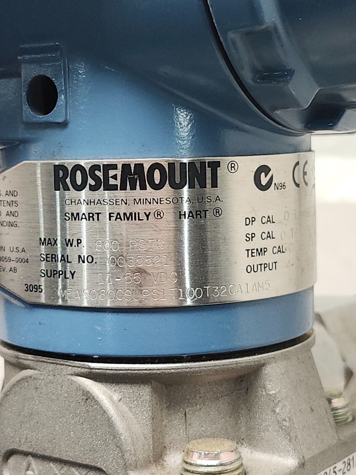 USED ROSEMOUNT Mass Flow Transmitter MFAS060CSUPS1T100T32CA1AM5