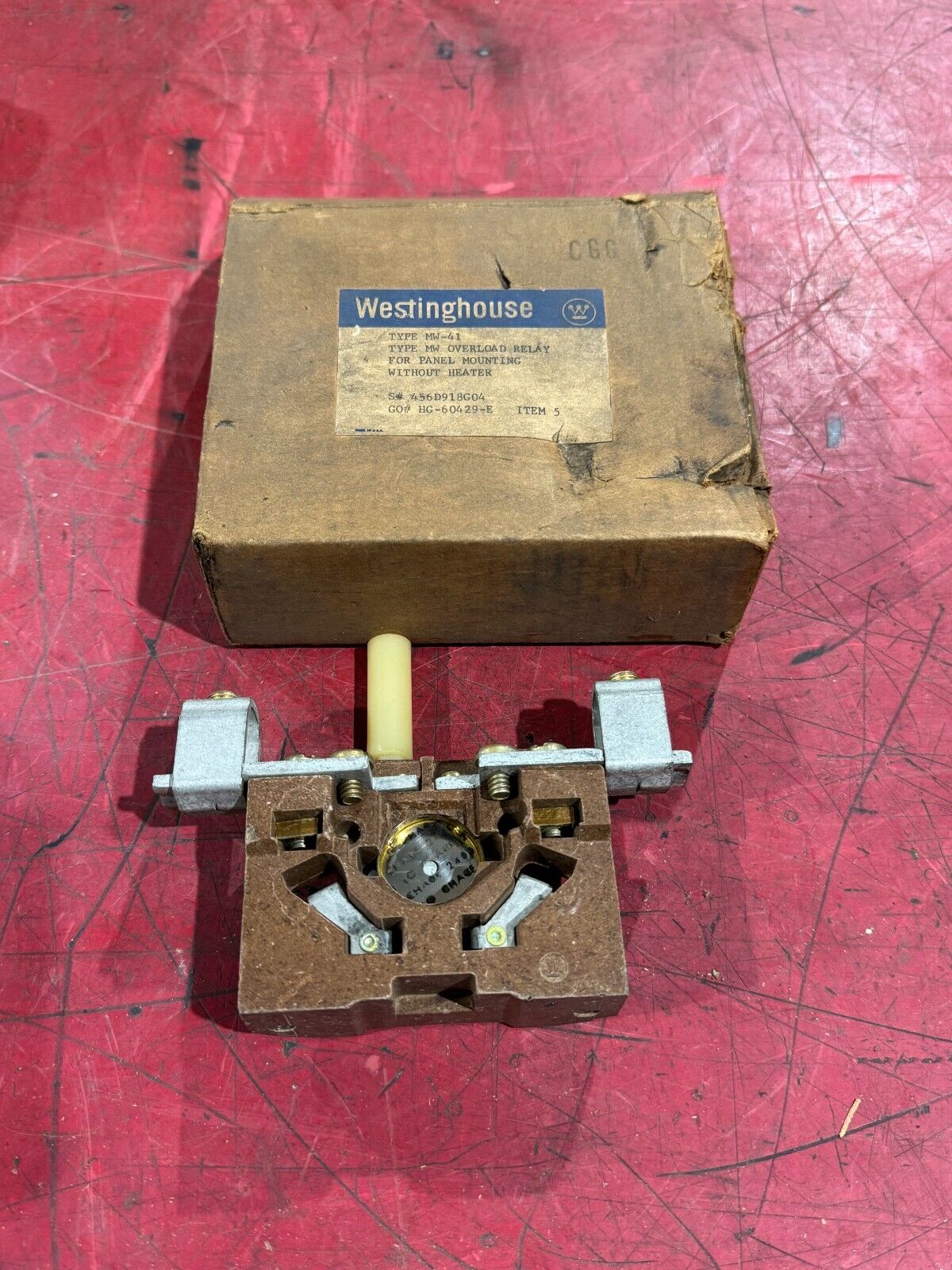 NEW IN BOX WESTINGHOUSE OVERLOAD RELAY MW-41