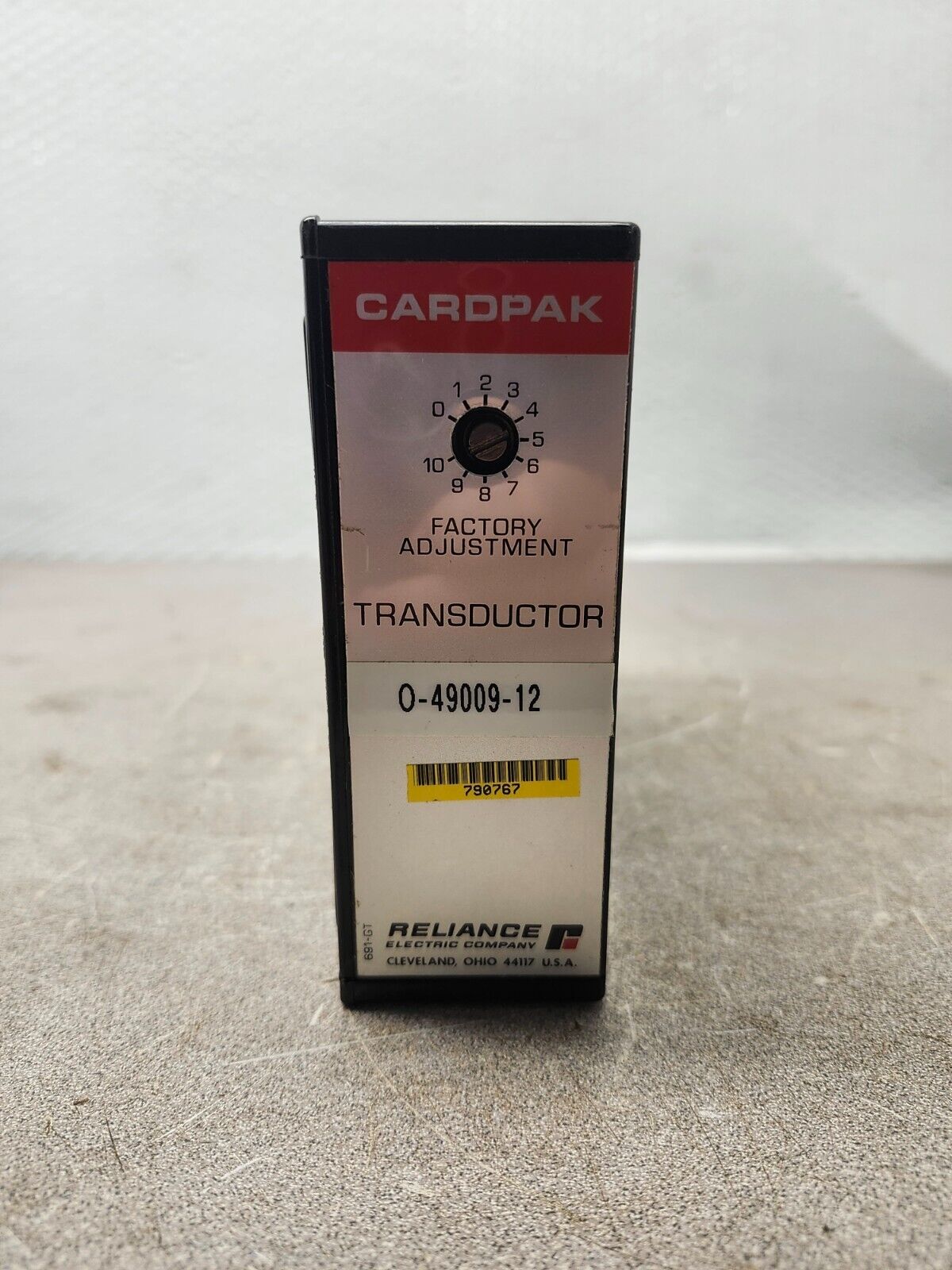 NEW IN BOX RELIANCE PC BOARD CARDPAK TRANSDUCTOR 04900912