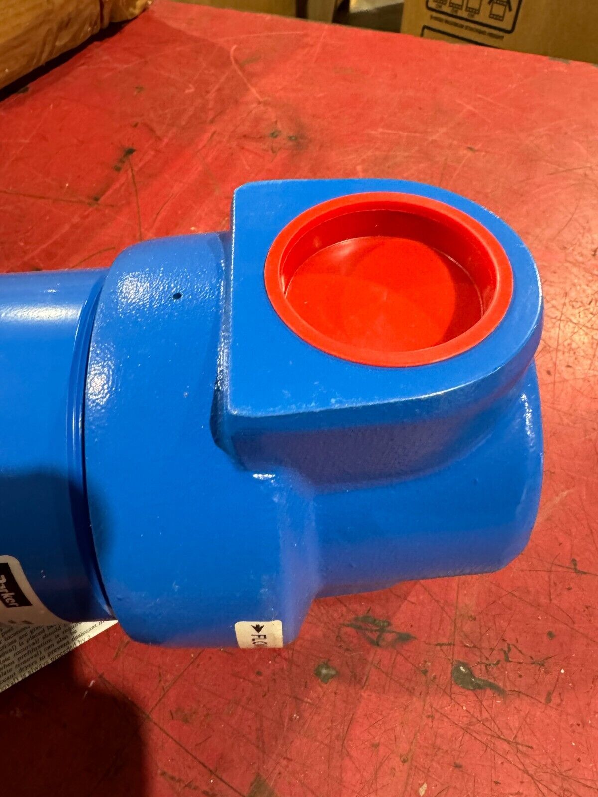 NEW PARKER HYDRAULIC FILTER HOUSING 2"NPT WITH DRAIN HN8E-3PUN