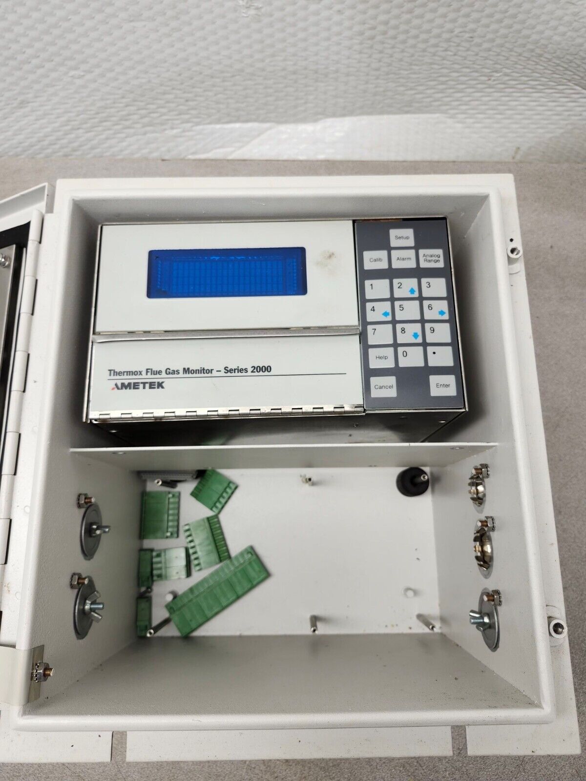 USED NO BOX AMETEK THERMOX FLUE GAS MONITOR-SERIES 2000