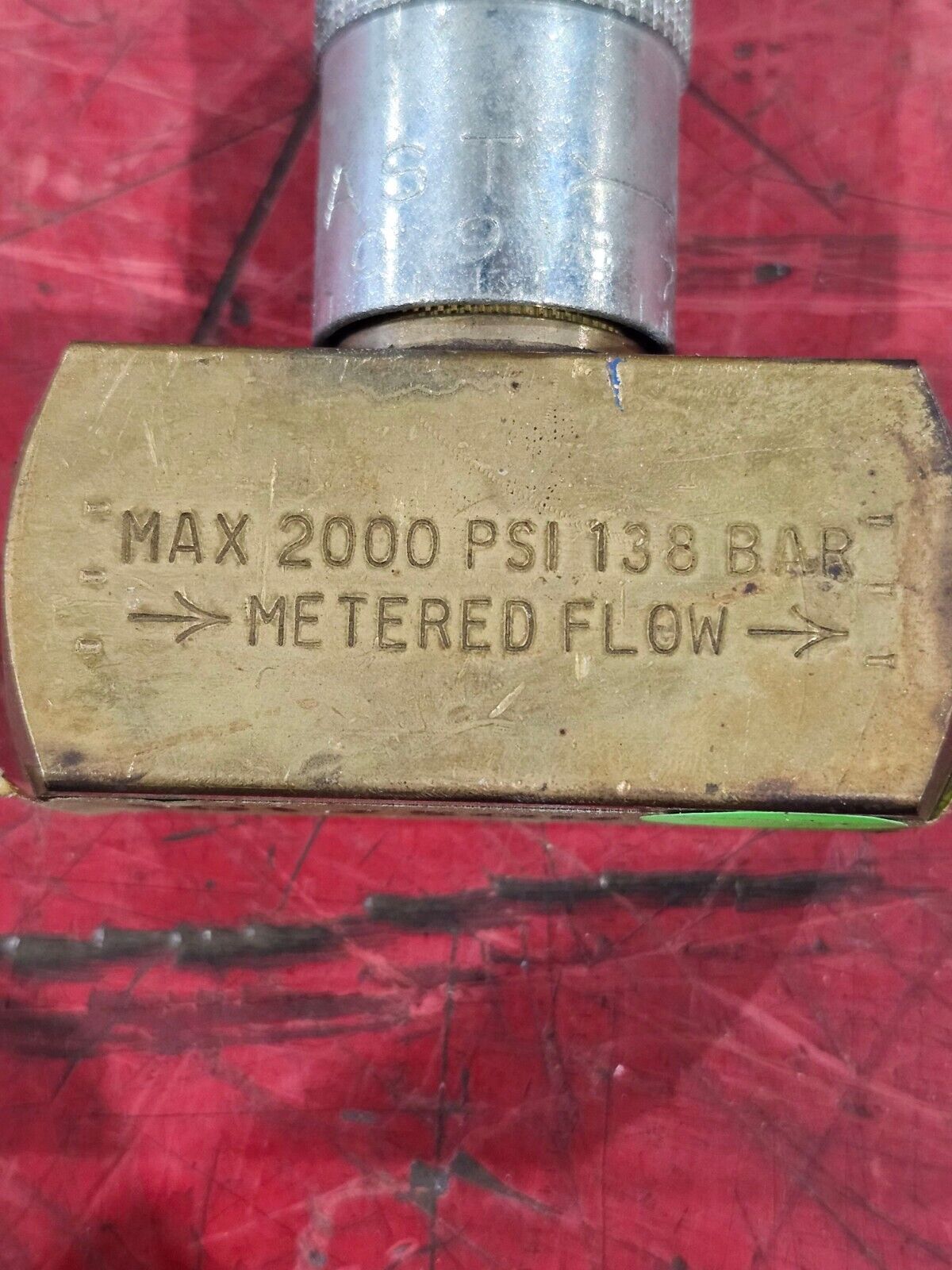 NEW NO BOX PARKER NEEDLE VALVE PSI 138 BAR MAX 2000 SPN800B