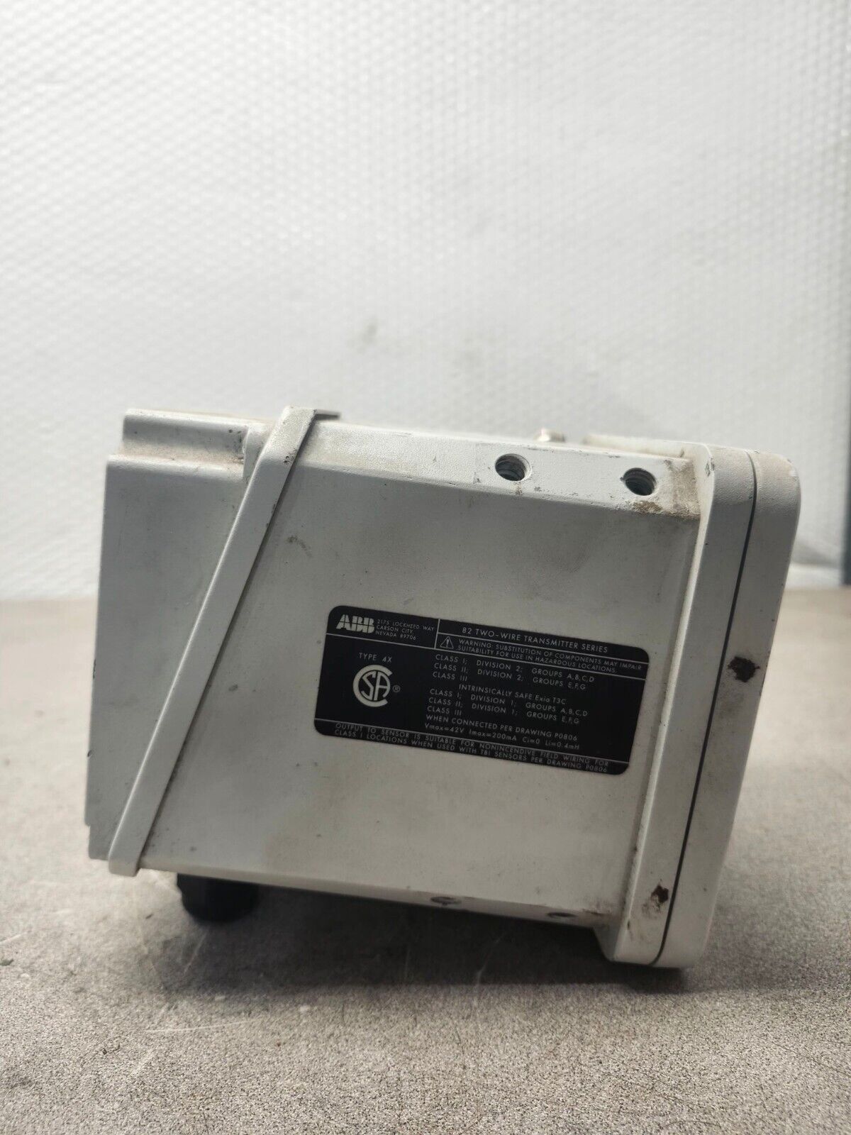 USED ABB TBI-Bailey Two-Wire Transmitter Series Conductivity Transmitter TB82