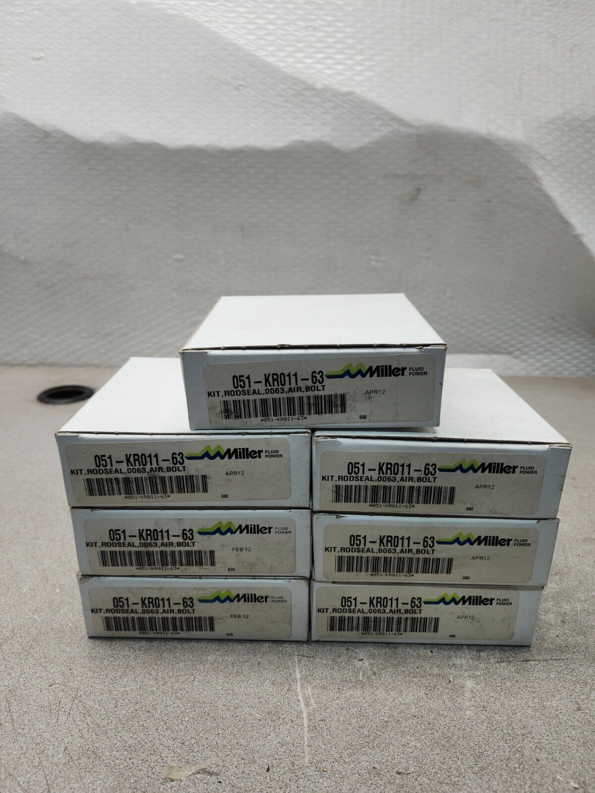 NEW IN BOX LOT OF 7 MILLER ELECTRIC Piston Rod Seal Kit 5/8"  051-KR011-63