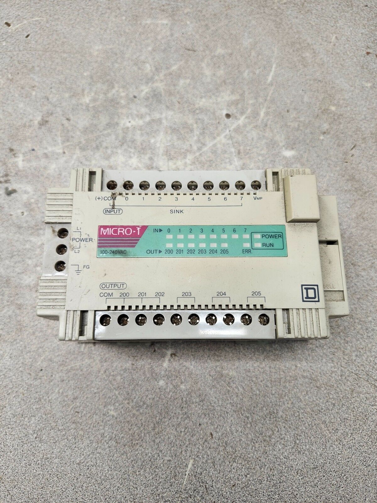 USED Square D Micro Controller CLASS 8003 TYPE CP32 SER A1 REV 1.00