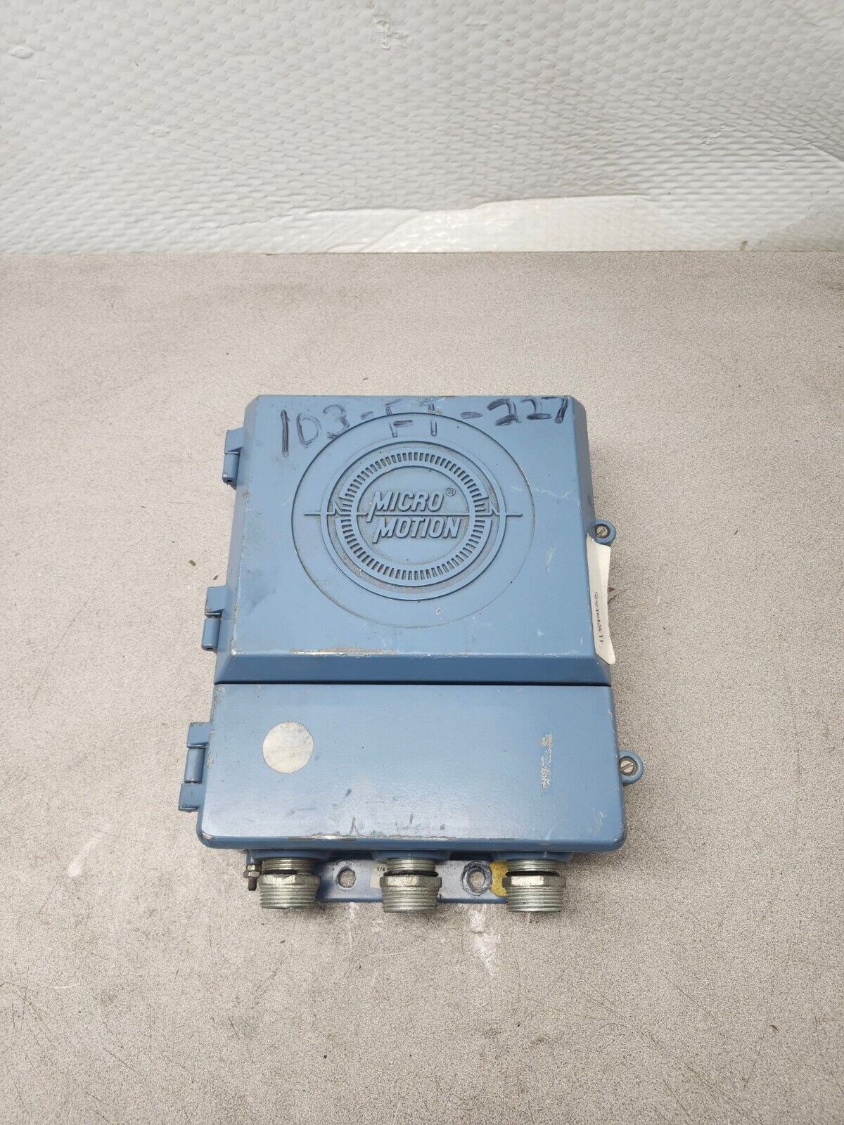 USED MICRO MOTION REMOTE FLOW TRANSMITTER, RFT97121PNU