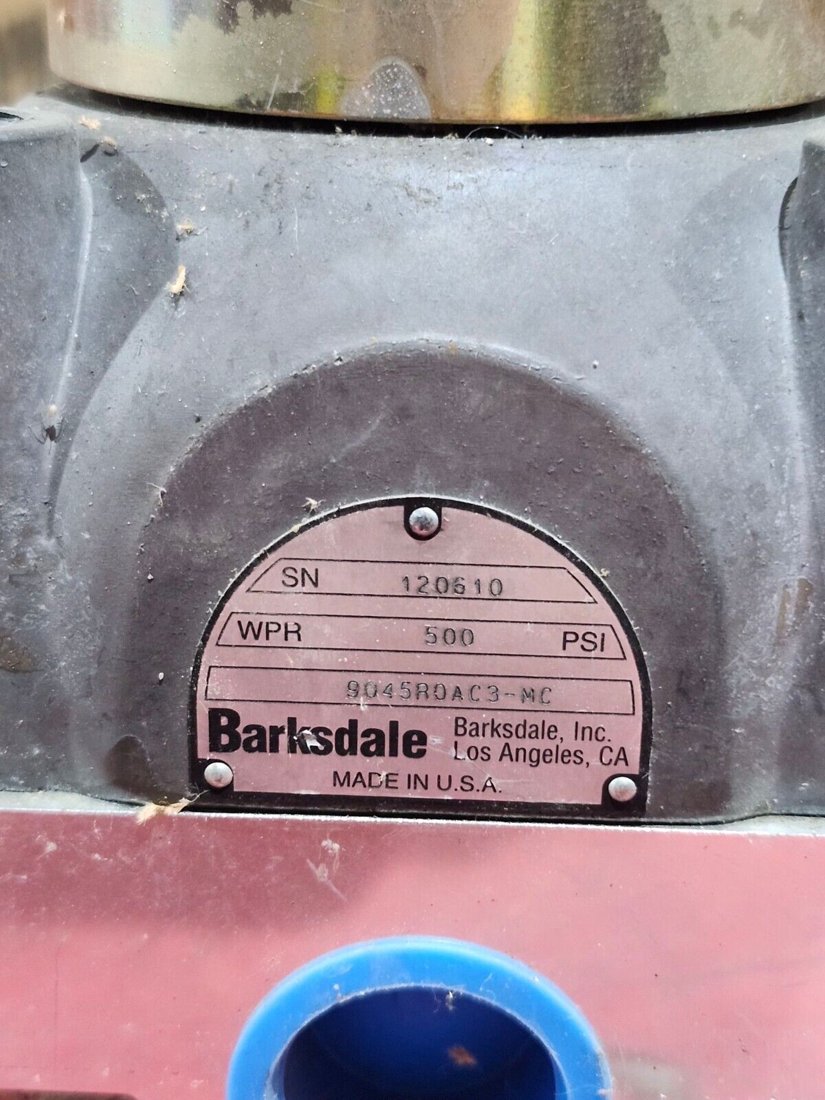 NEW NO BOX BARKSDALE CONTROL VALVE 9045R0AC3-MC