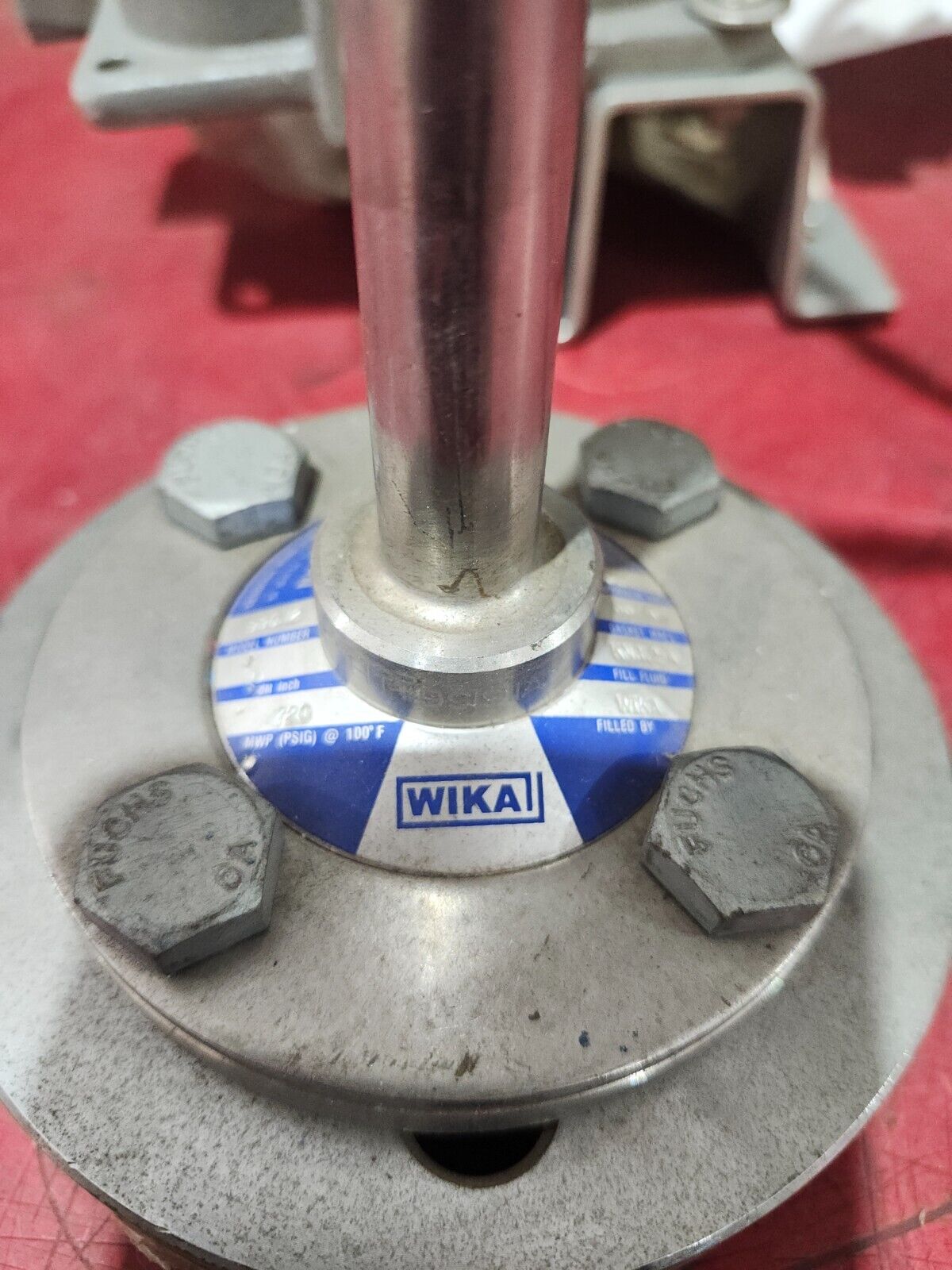 NEW NO BOX SOR PRESSURE SWITCH  4LC-W5-M4-C2A-TTPKMMX W/ WIKA 990.12