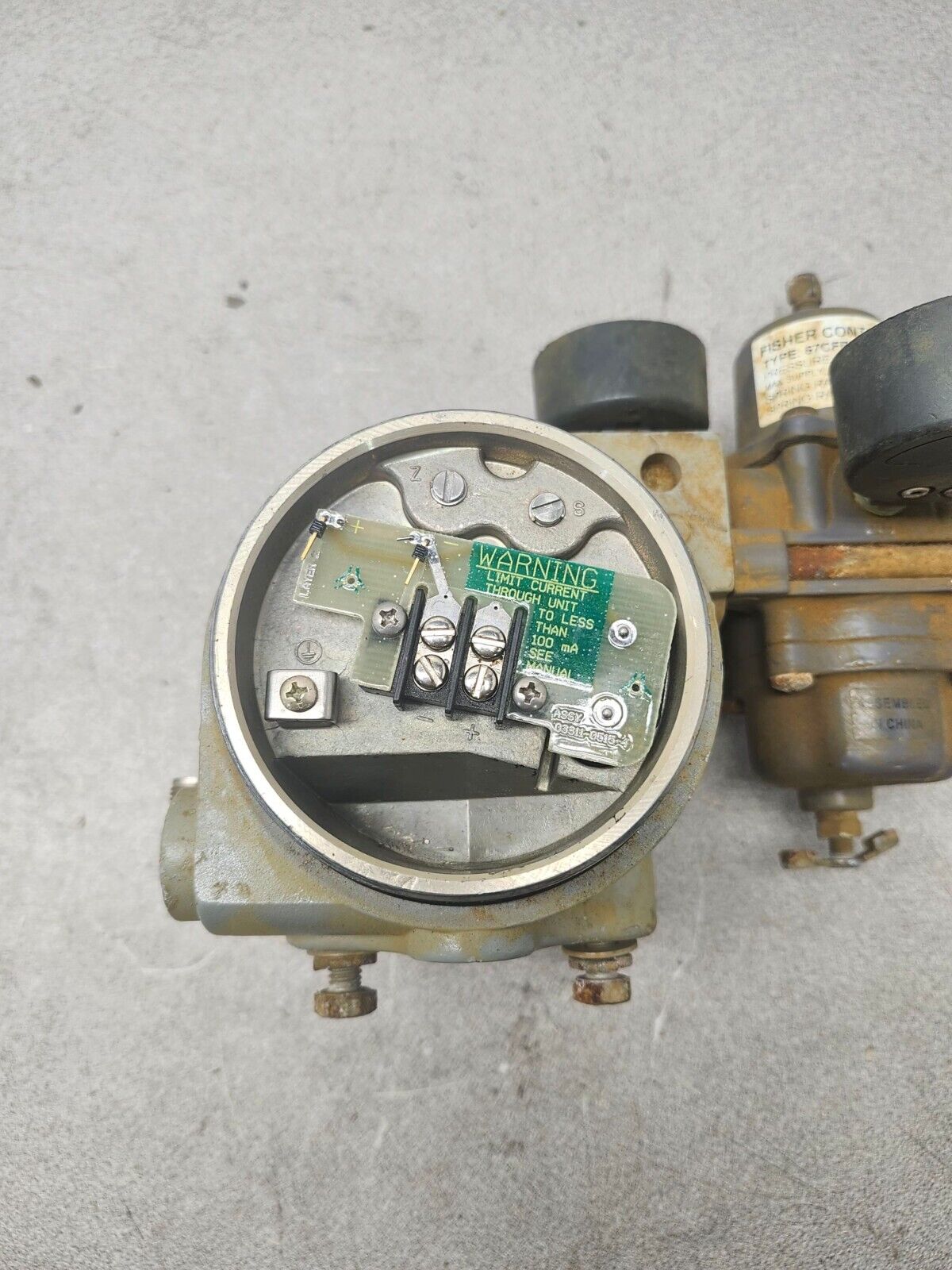 USED Fisher 846 Transducer Input: 4-20 mA, Output: 3-15 p 846-DS1J1/F1G1G2