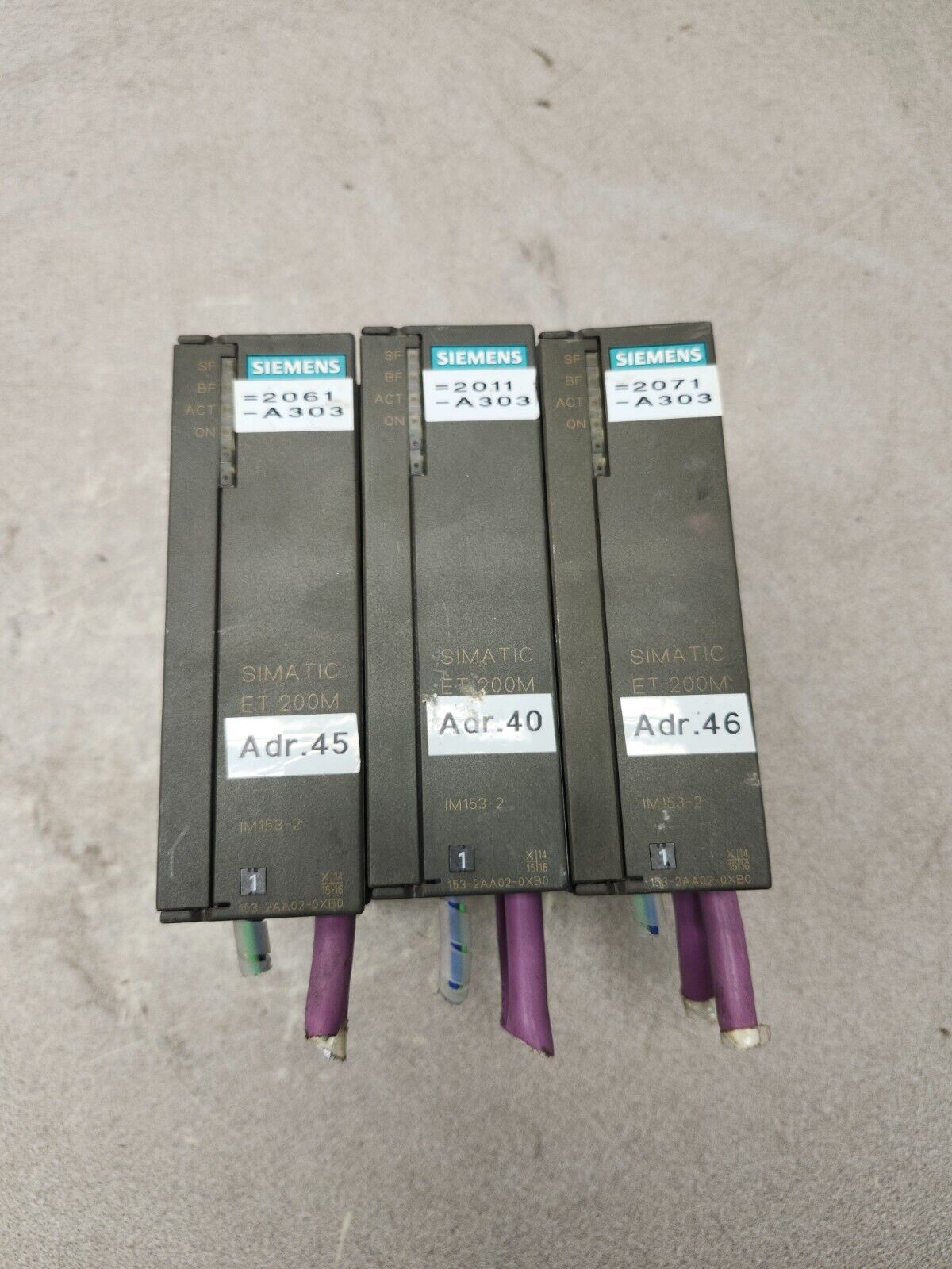 USED LOT OF 3 SIEMENS SIMATIC  6ES7 153-2AA02-0XB0