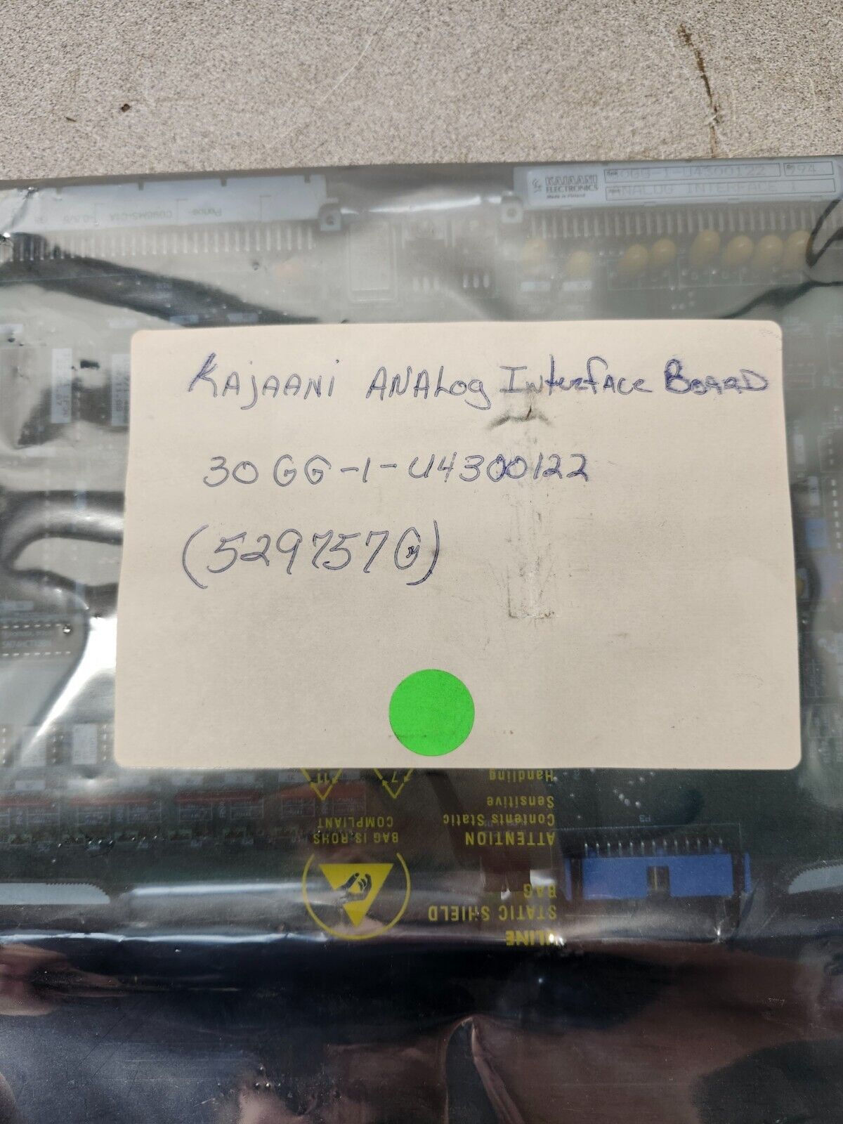 USED KAJAANI ANALOG INTERFACE BOARD 30GG-1-U4300122