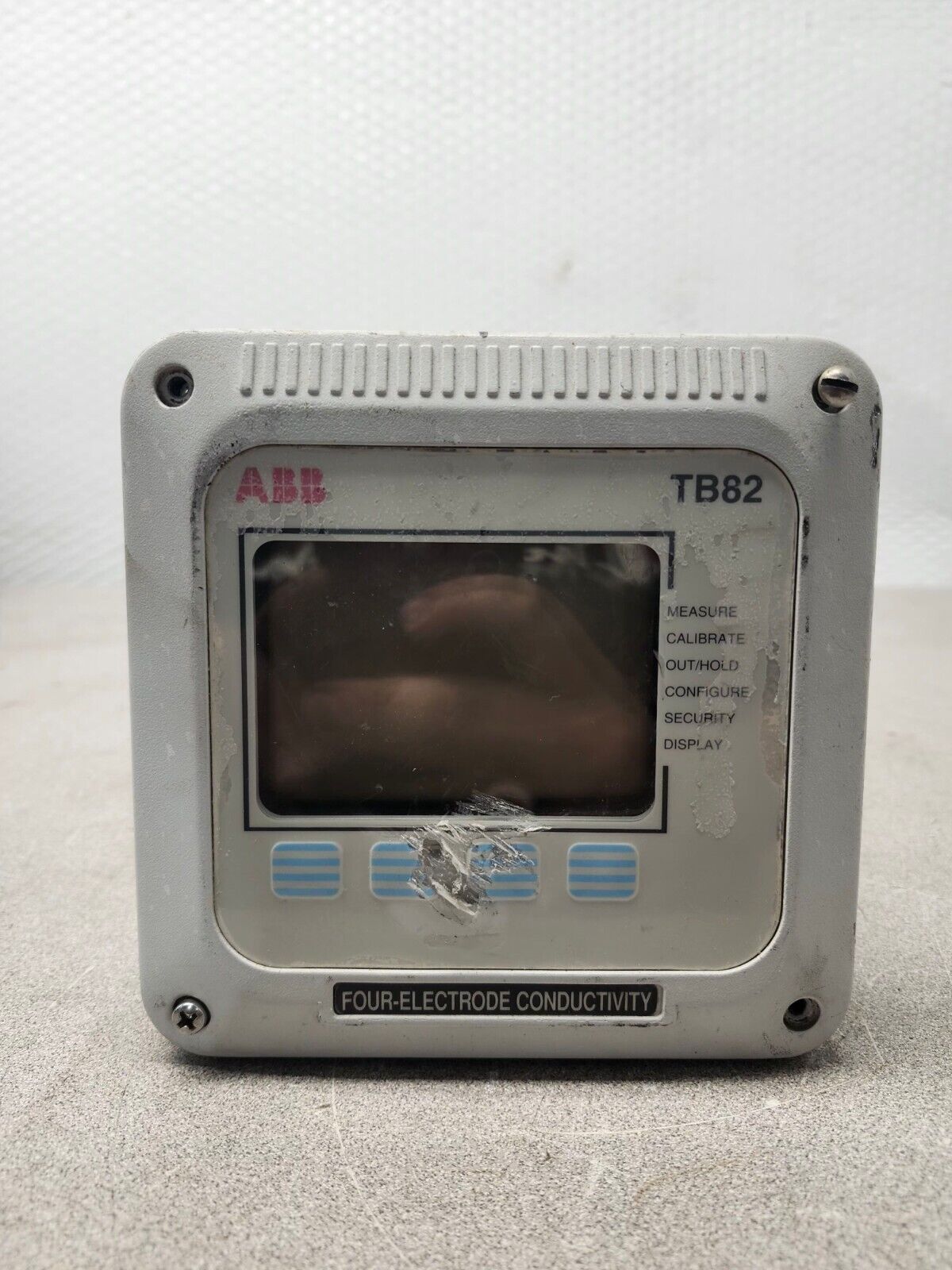 USED NO BACK ABB CONDUCTIVITY TRANSMITTER TB82