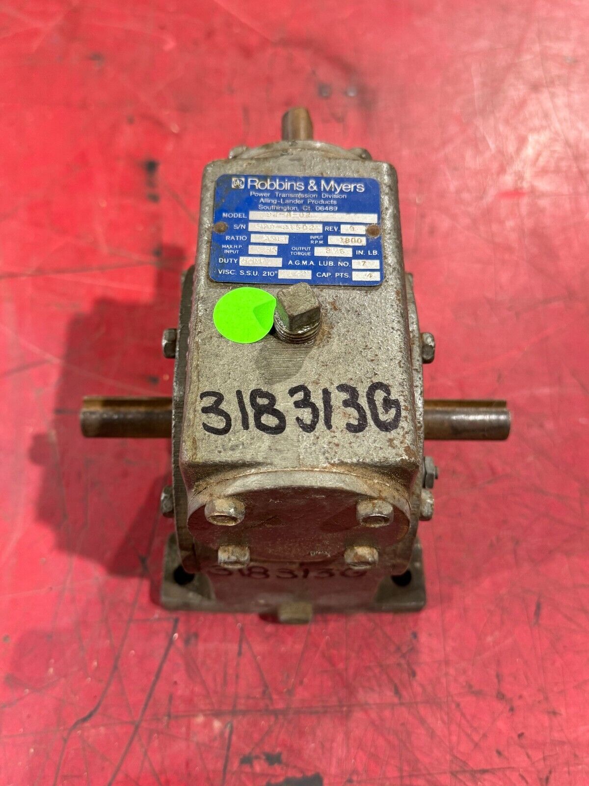 NEW SURPLUS ROBBINS & MYERS GEAR REDUCER 25:1 RATIO 192-A-02