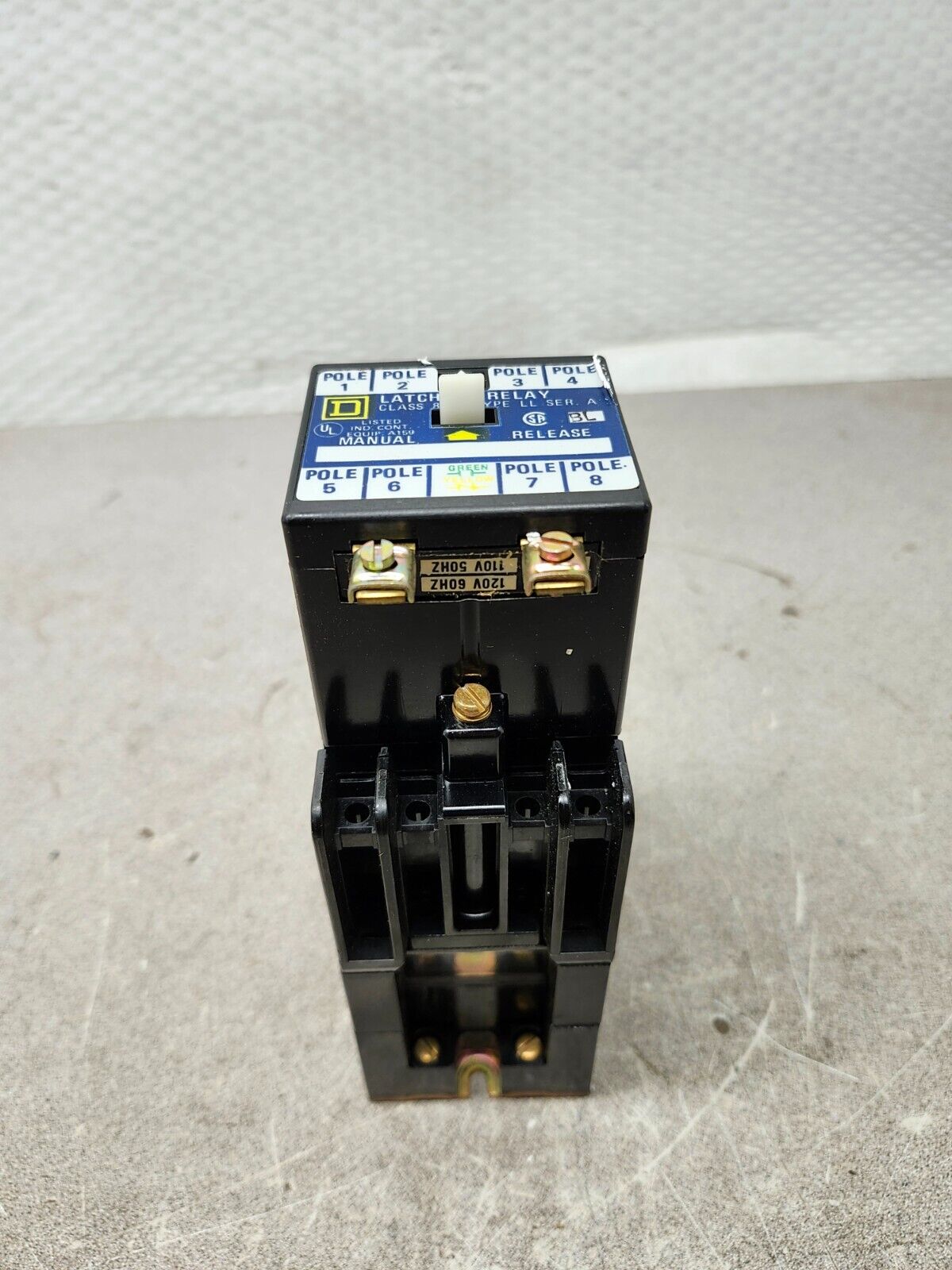 NEW IN BOX SQUARE D AC MECH LATCH RELAY CLASS 8501 SER A TYPE L0-20-LL