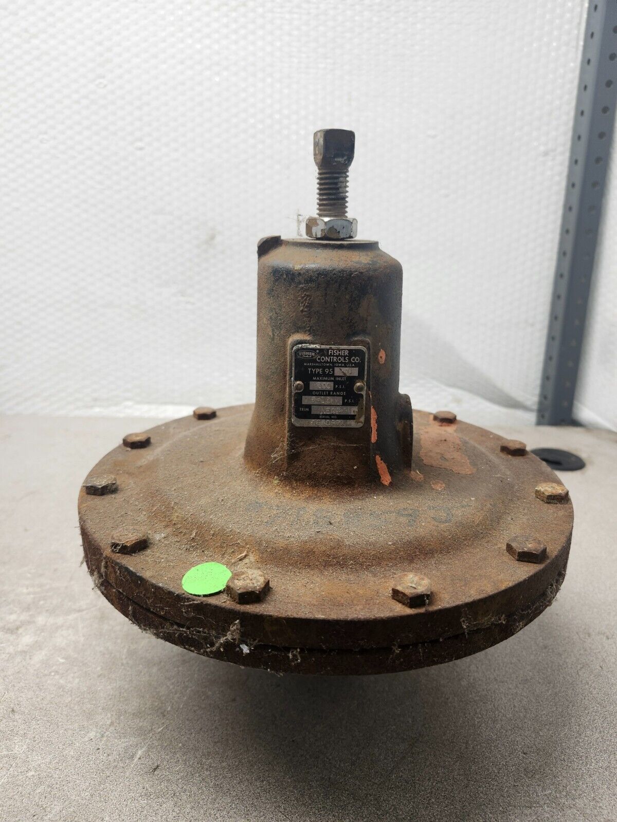 USED FISHER CONTROLS 250PSI TYPE 95