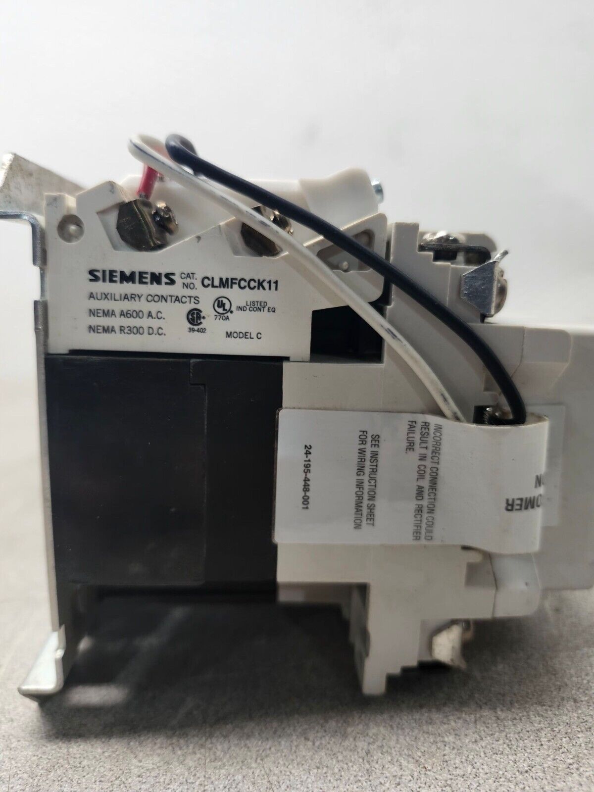 USED Siemens Ac Lighting Contactor 30Amp CLMOCO5