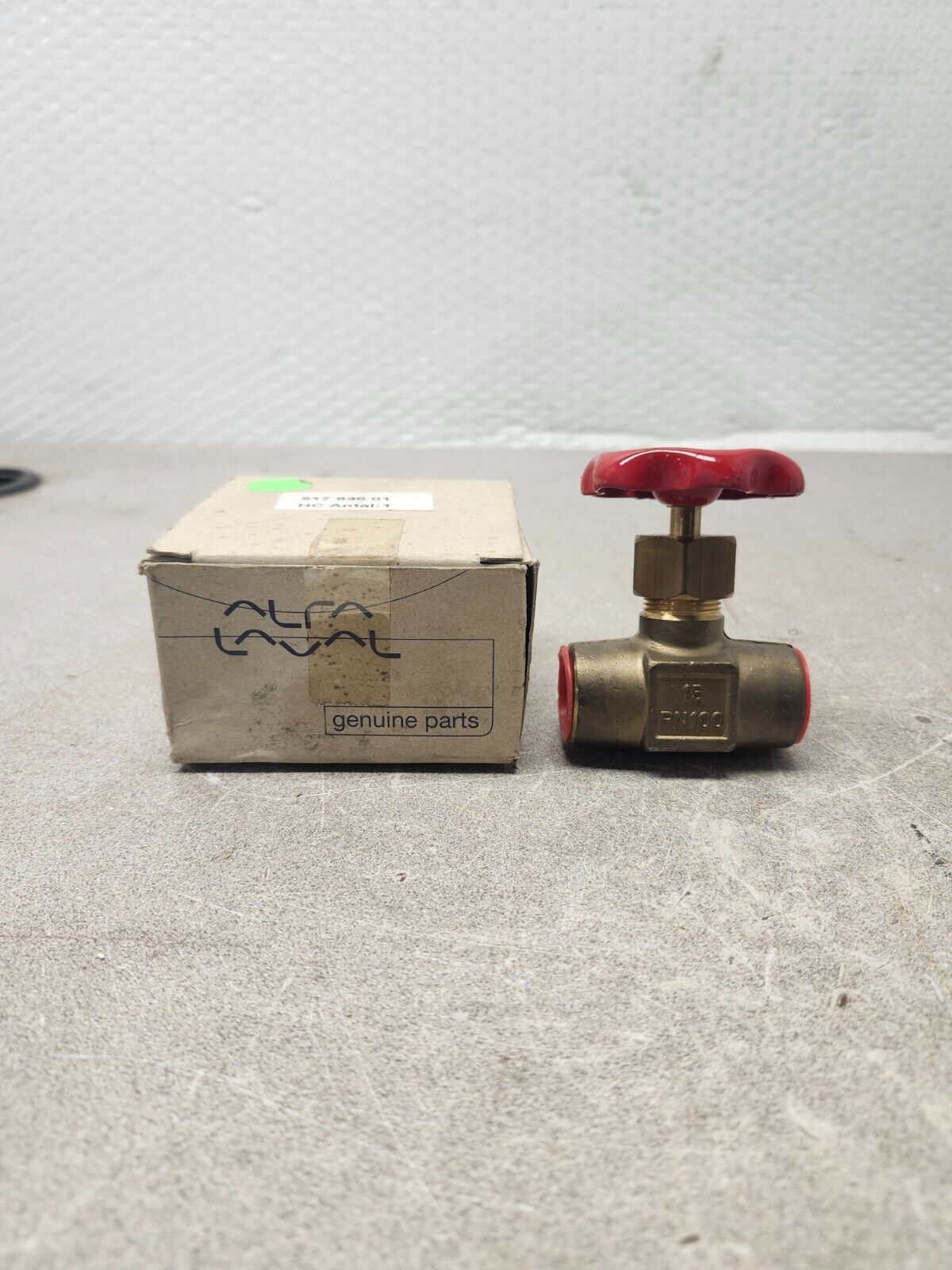 NEW IN BOX ALFA LAVAL NEEDLE VALVE 51784601 HC ANTAL