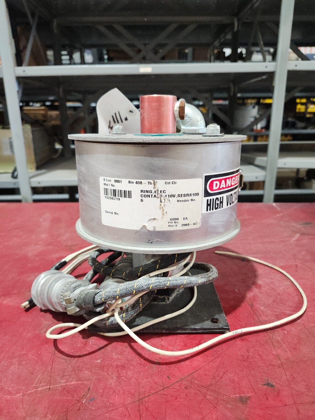 USED UNITED EQUIPMENT ACC SLIP RING ASSEMBLY S15CP04ML2