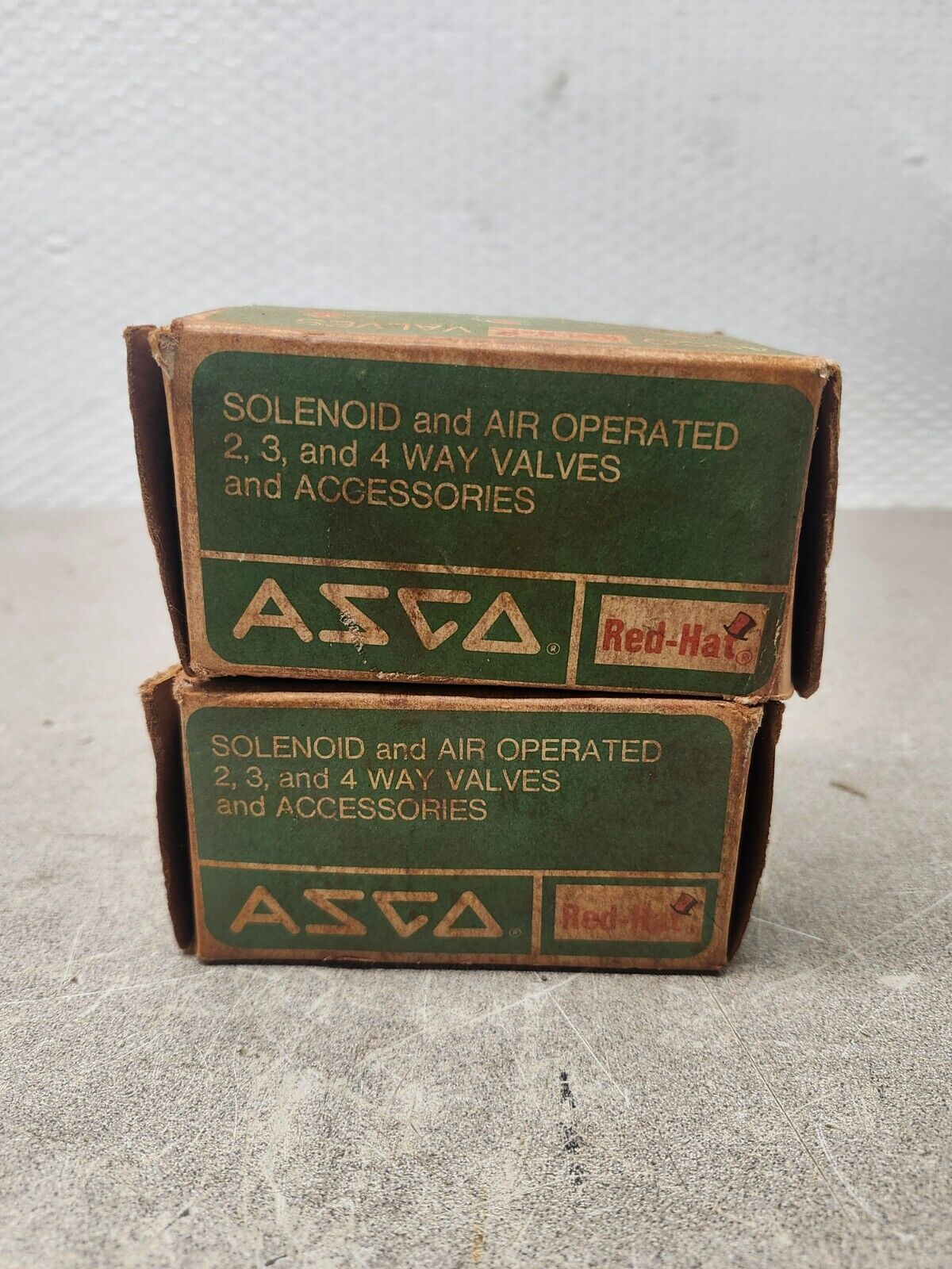 NEW IN BOX LOT OF 2 ASCO RED-HAT Solenoid Valve 3/8" 120/60, 110/50 8030B10