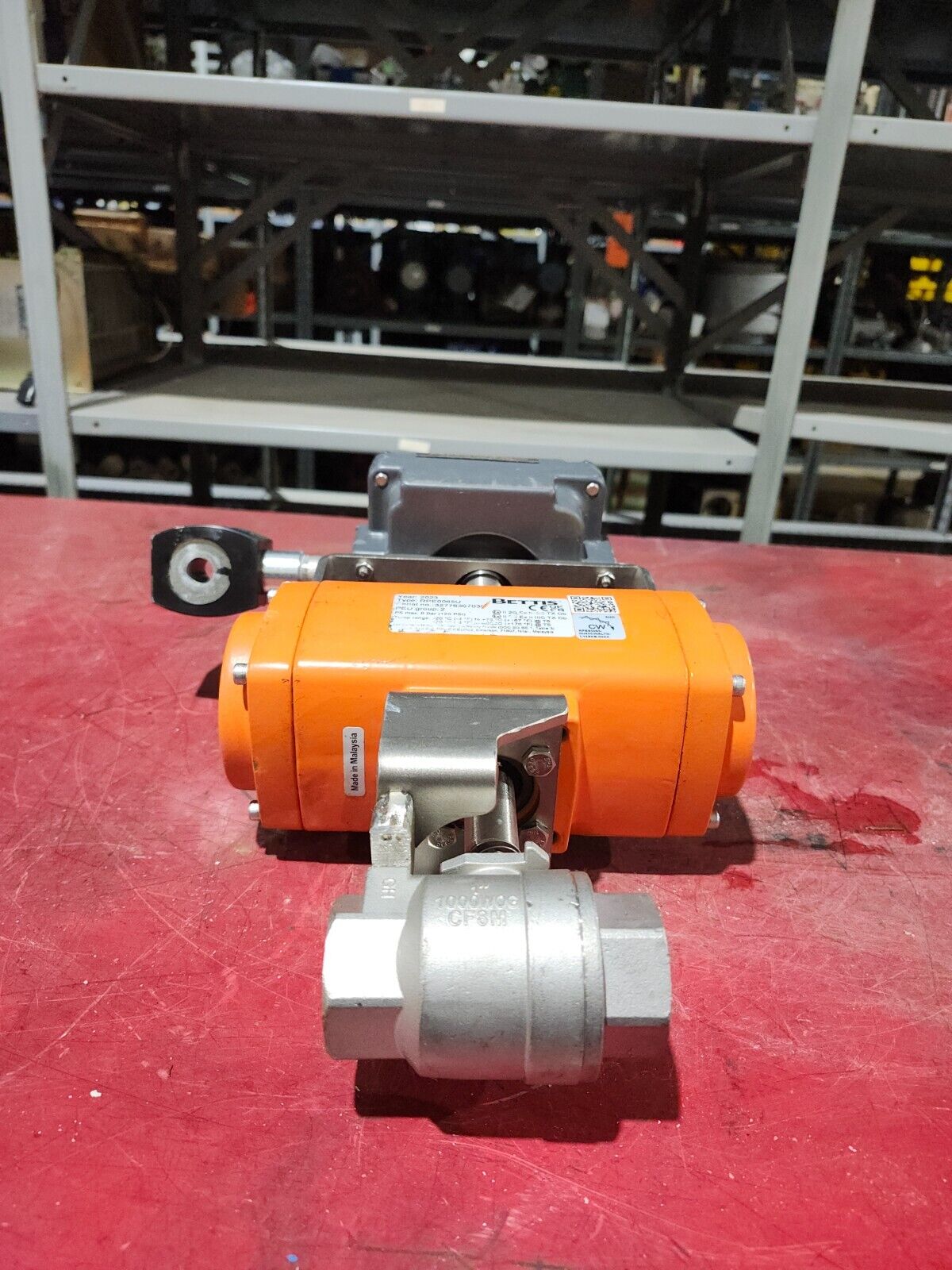 NEW BETTIS Actuator RPE0065U W/ TOPWORX TXP-(2)GNPM,1'' BALL VALVE ,238714-006-D