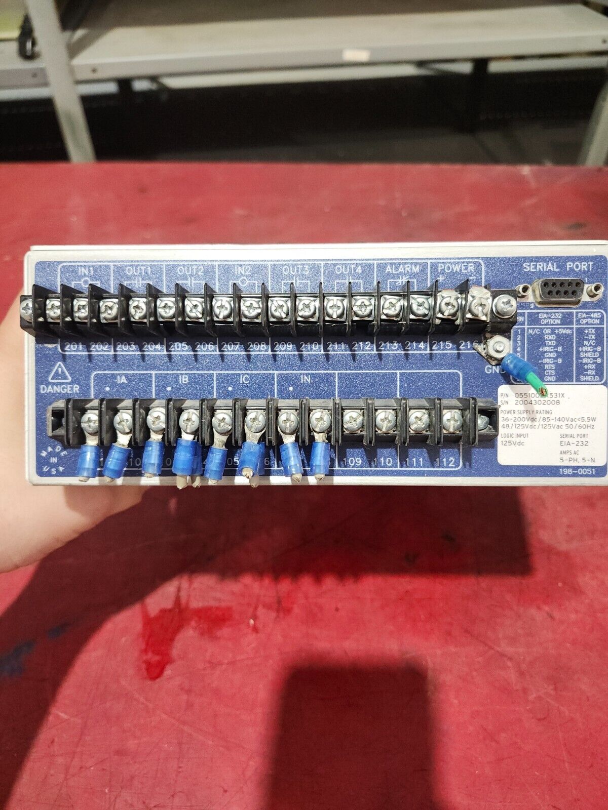 USED Schweitzer Overcurrent Reclosing Relay SEL-551