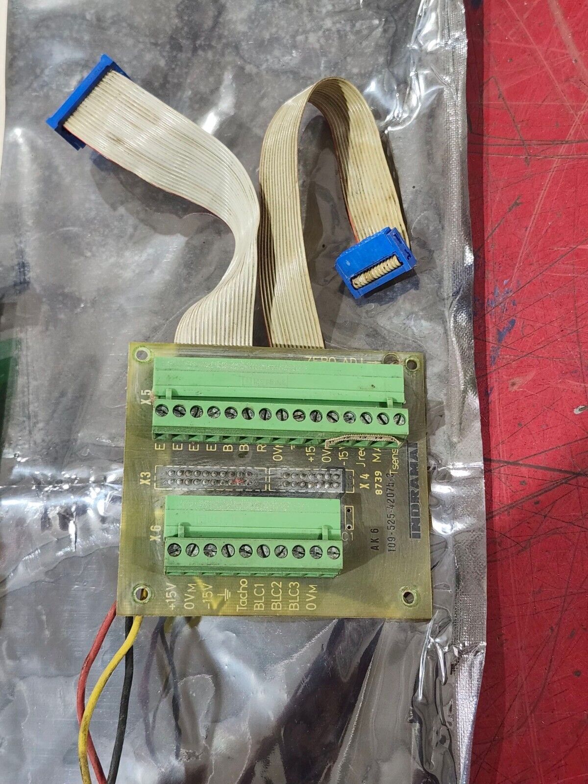 USED INDRAMAT CONTROL BOARD 109-525-3201A-18