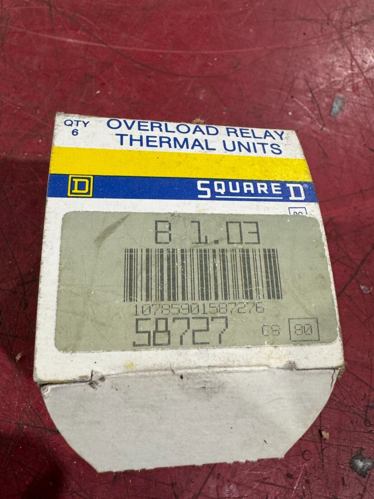 NEW IN BOX SQUARE D HEATER ELEMENT B1.03 LOT OF 6