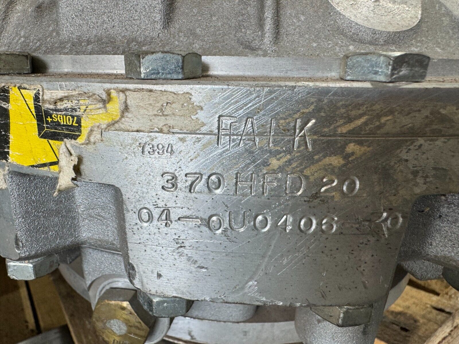 NEW FALK FLUID COUPLING 370 HFD 20