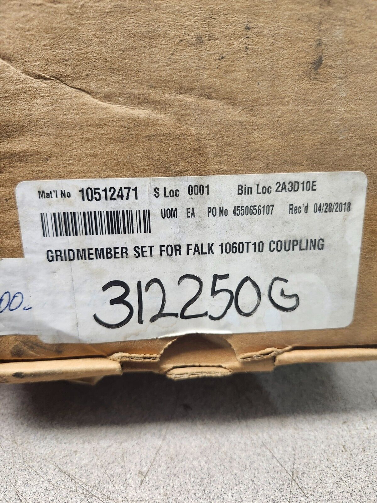 NEW IN BOX FALK GRIDMEMBER SET FOR 1060T10 CUPLING 10512471