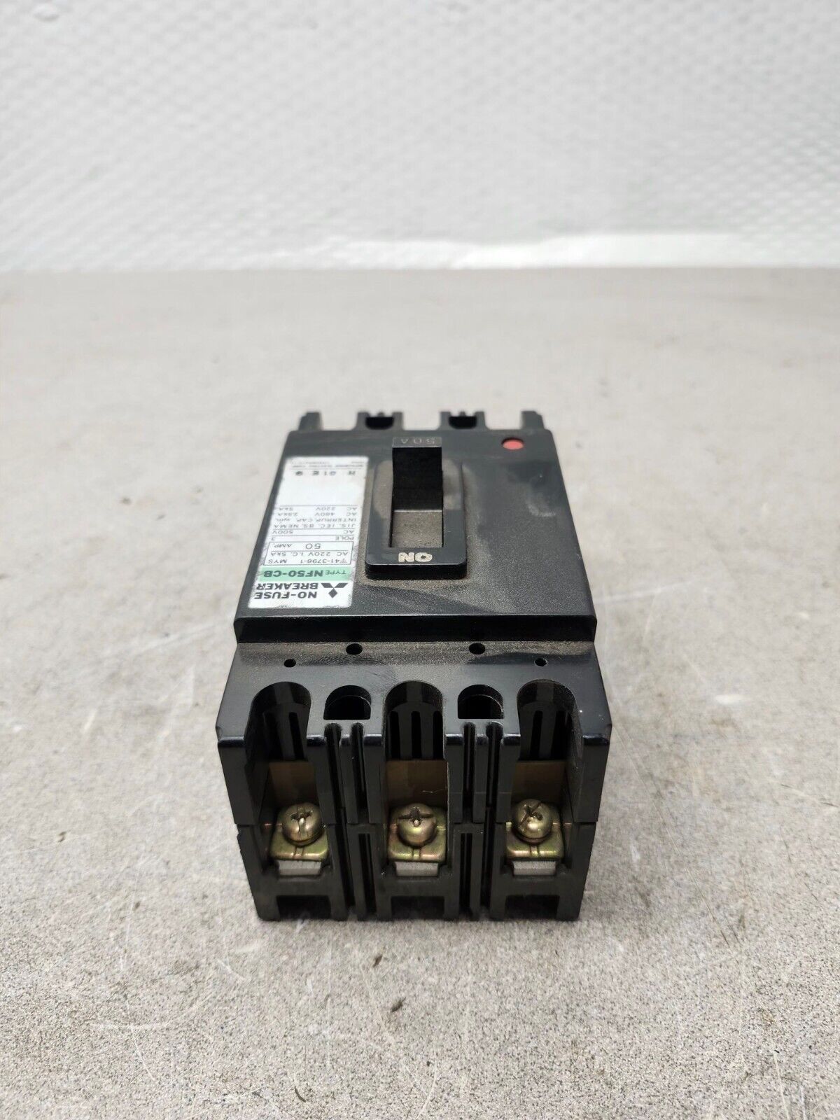 PREOWNED MITSUBISHI NO FUSE BREAKER NF50-CB