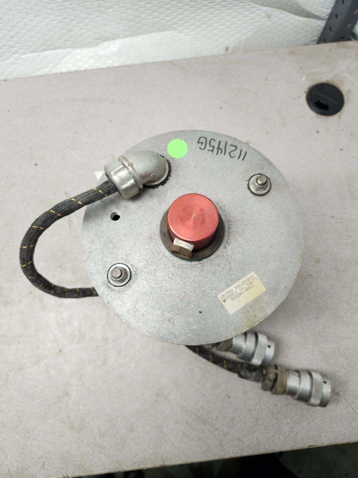 USED UNITED EQUIPMENT RING, ELEC CONTACT 110V SESR8100