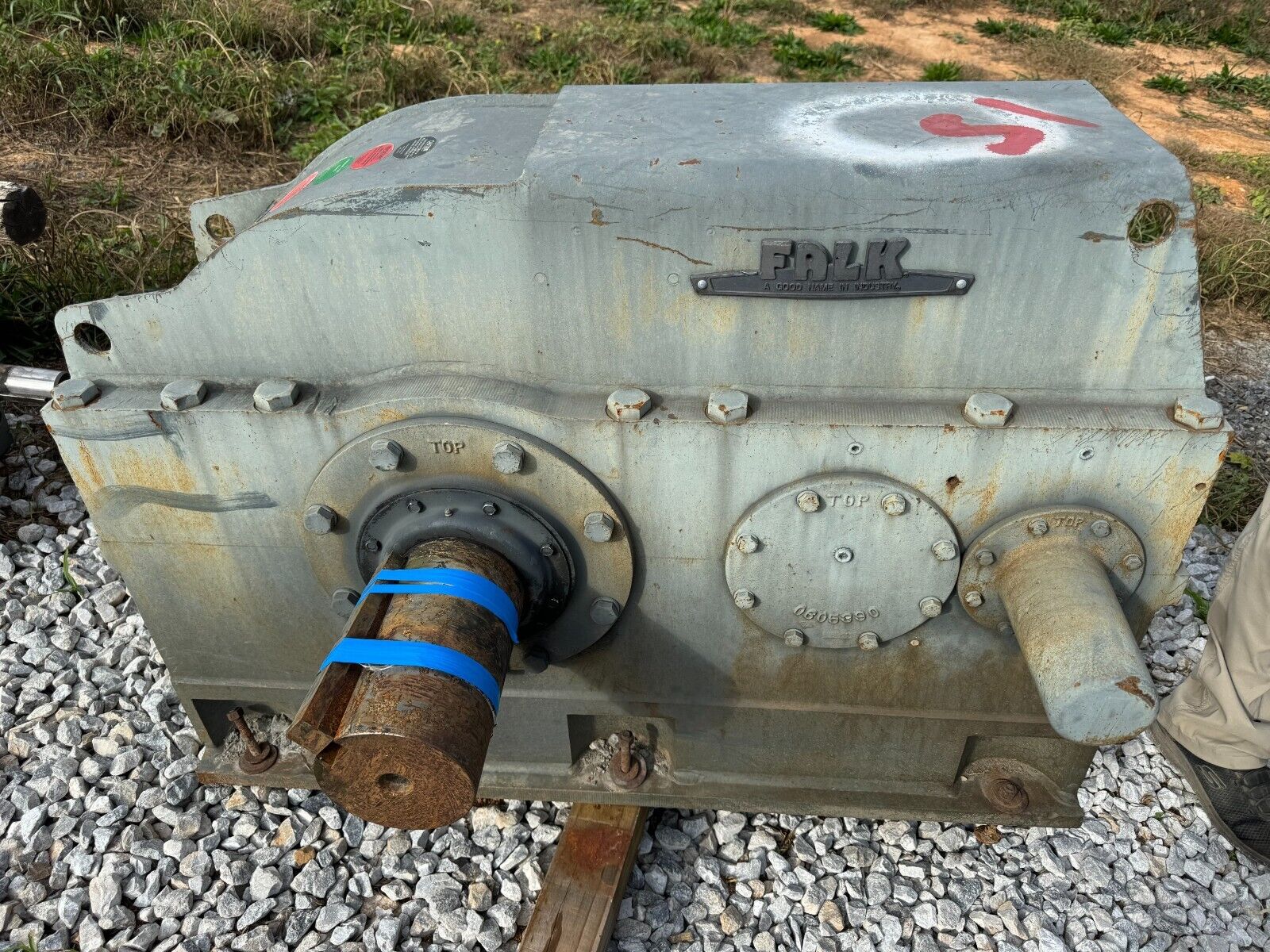 REBUILT FALK ENCLOSED GEAR DRIVE SPEED REDUCER 22.61 RATIO 2110Y2-L