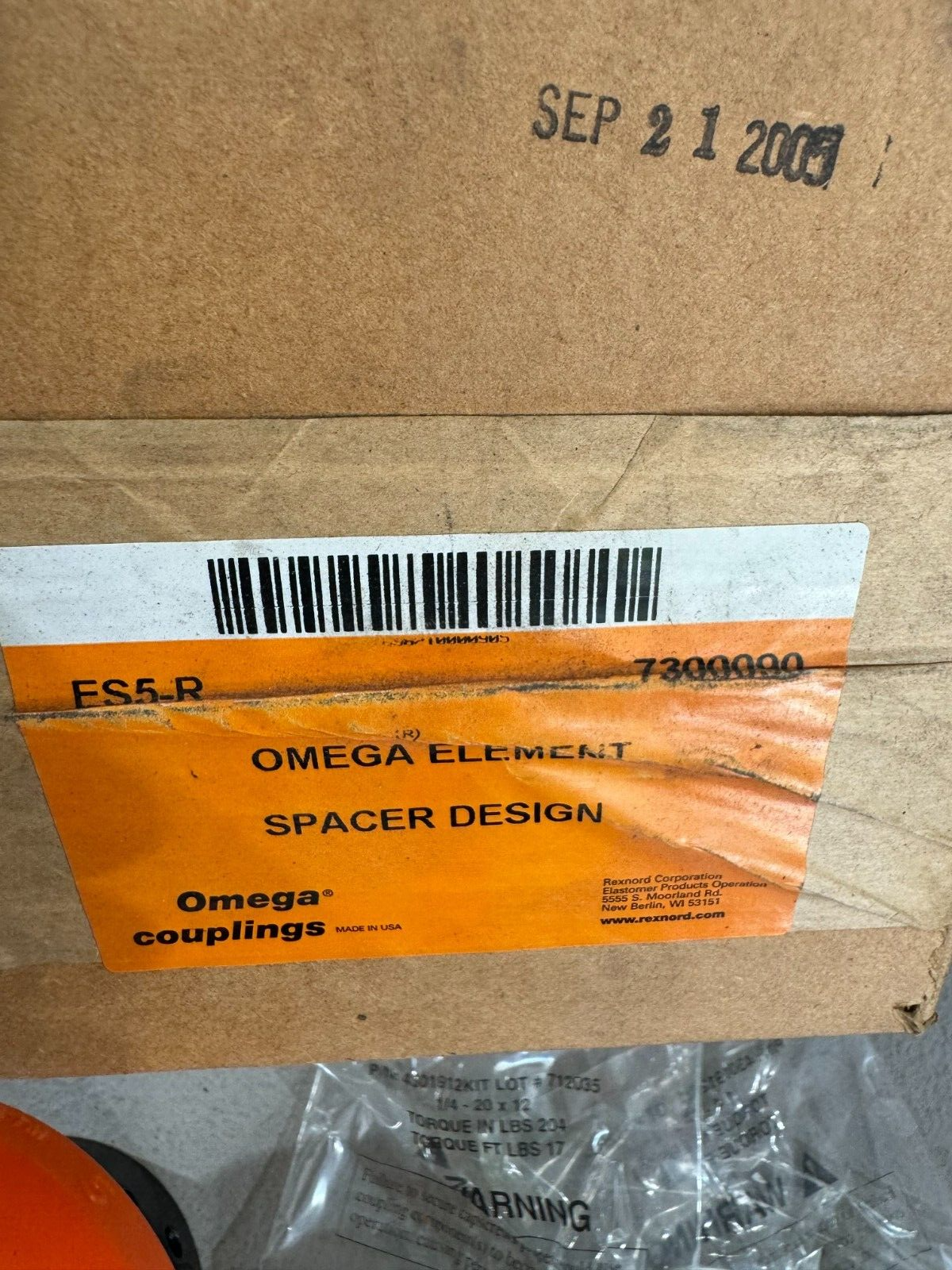 NEW IN BOX OMEGA ES5-R ELEMENT SPACER DESIGN 7300090